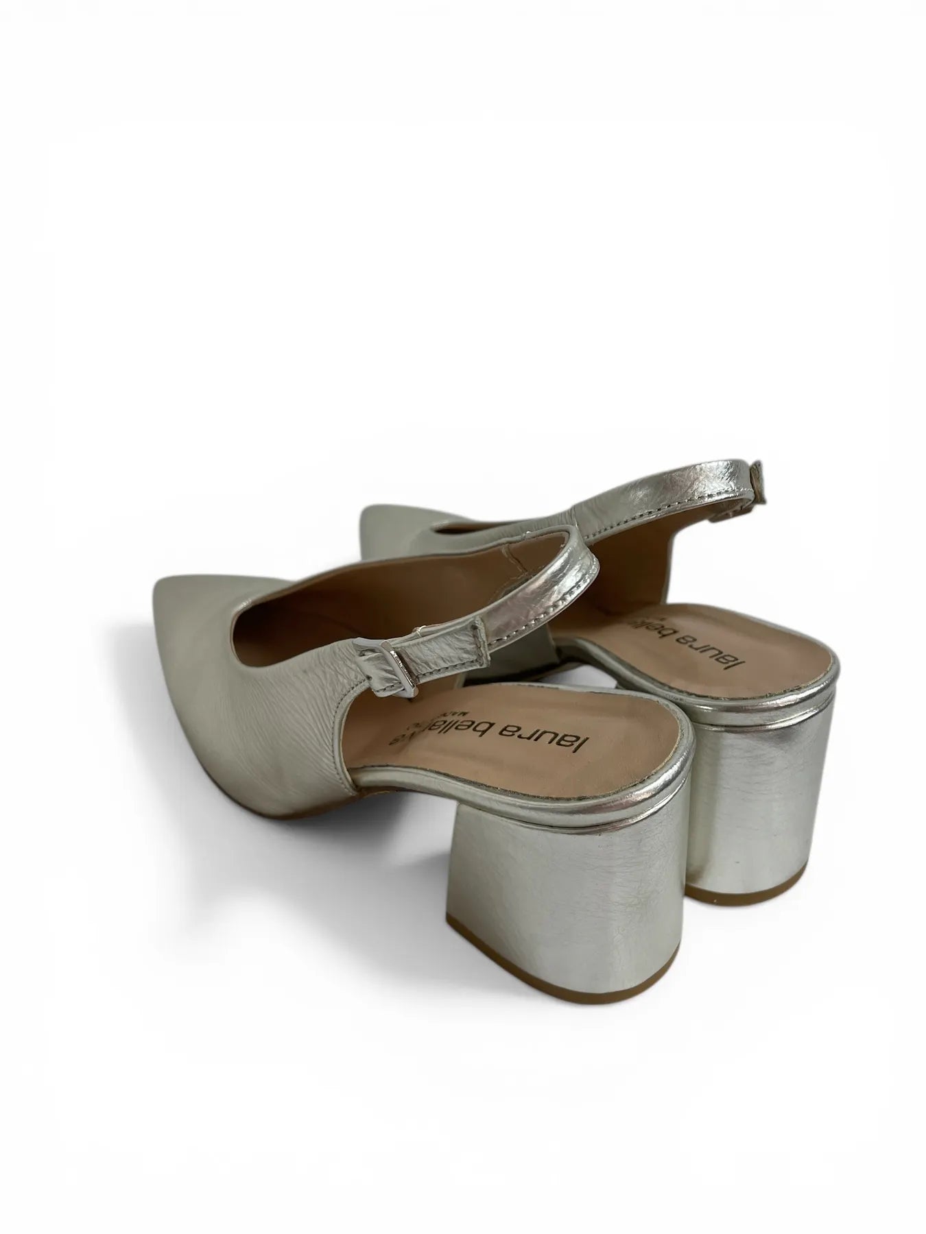 Laura Bellariva 2100 PEGASO SLINGPUMPS FROZEN SILBER