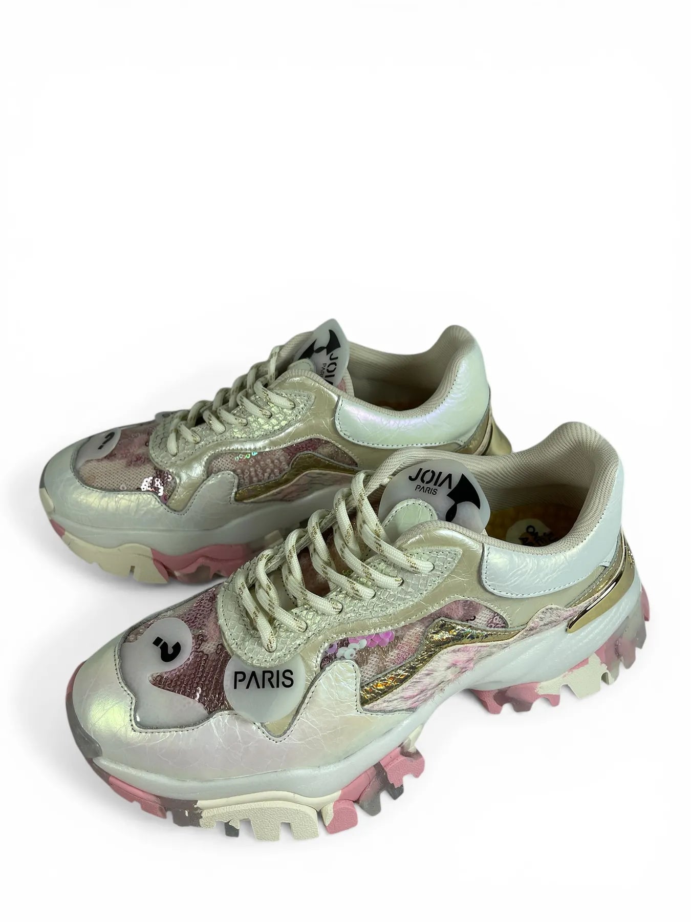 JOIA 2001022 SNEAKER STRASS PONIFELL WHITE PINK