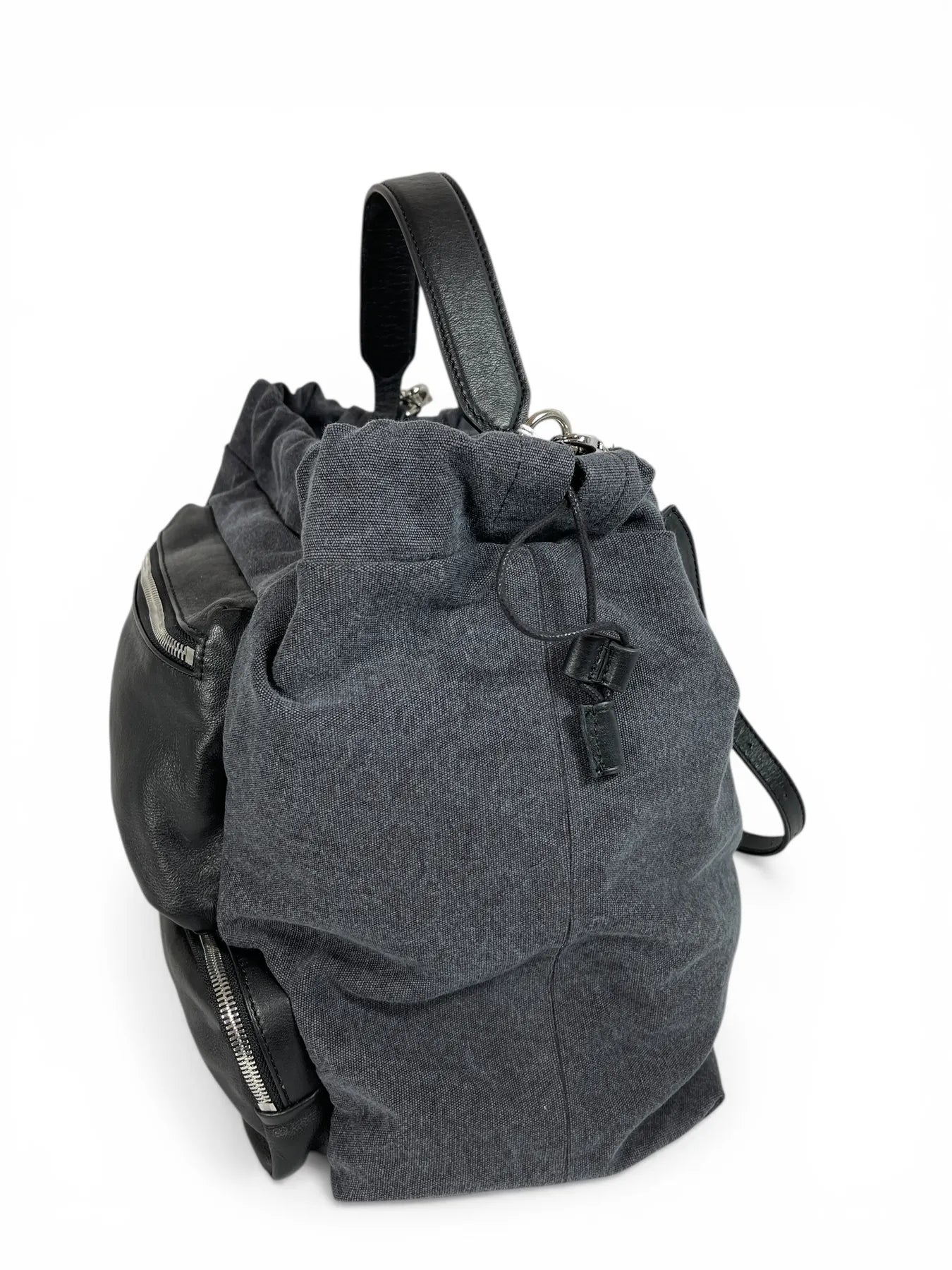 VIC MATIE 0426 TRAVEL/OLONA TASCHE LEDER CANVAS NERO