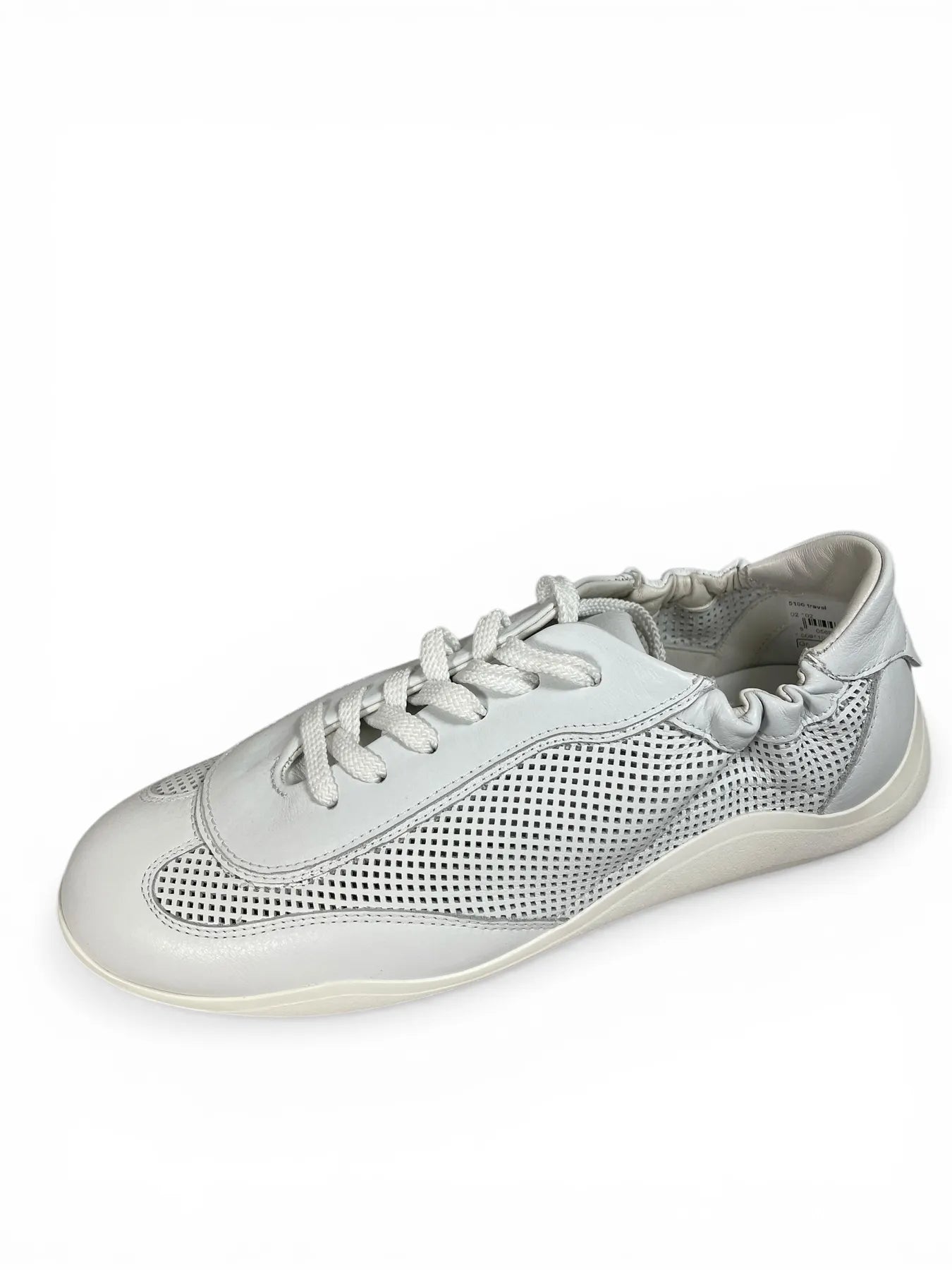 VIC MATIE 5100 travel leichte Sneaker perforiertes Leder Weiß