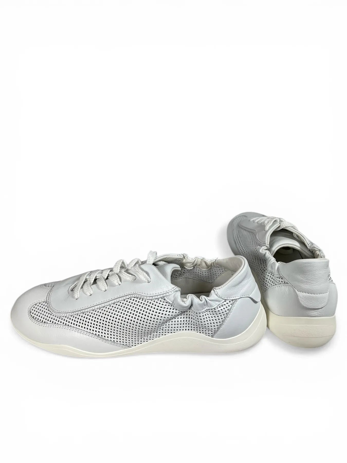 VIC MATIE 5100 travel leichte Sneaker perforiertes Leder Weiß