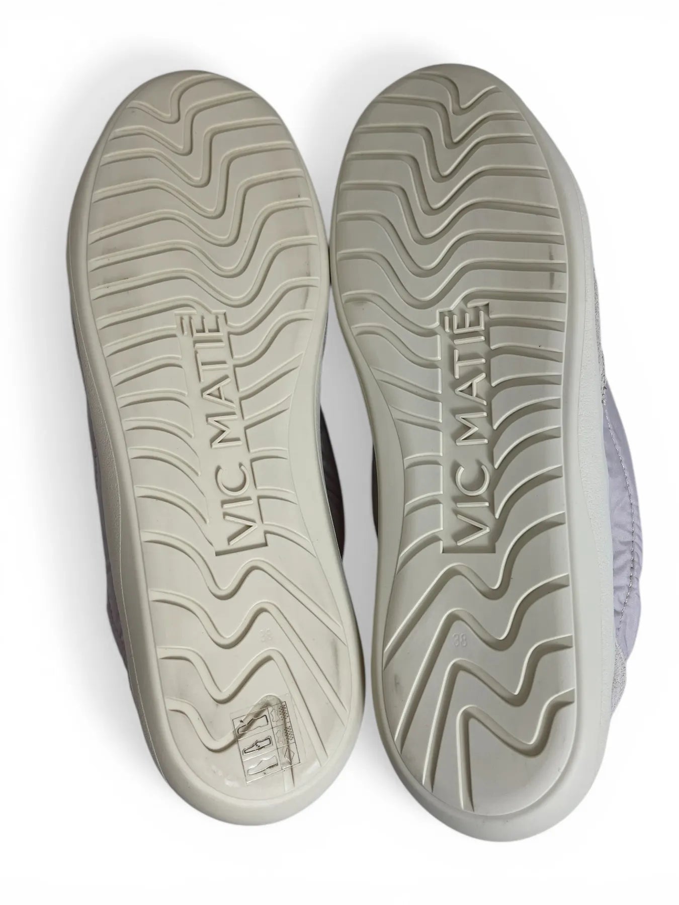 VIC MATIE 5102 SENSE LEDER-MIX SNEAKER BEIGE