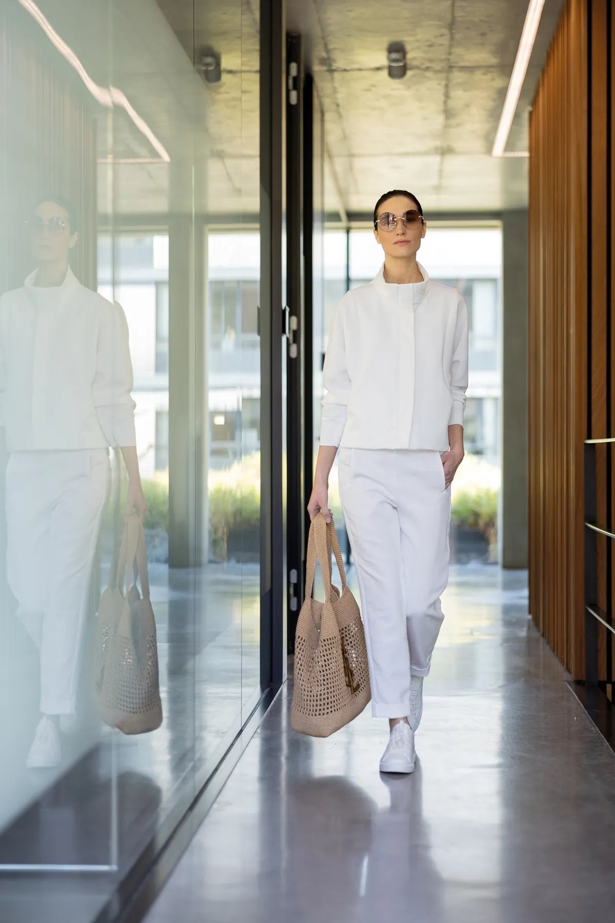 ANIA SCHIERHOLT JA3258/40 JACKE WEISS SALT.