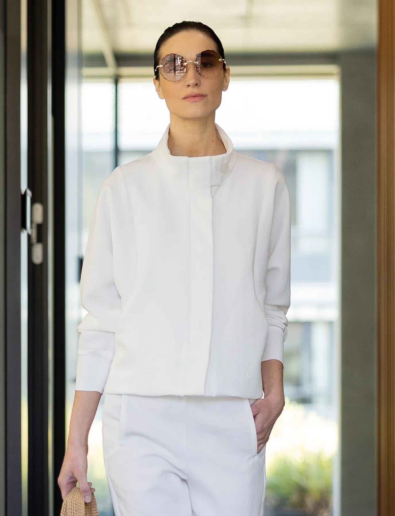 ANIA SCHIERHOLT JA3258/40 JACKE WEISS SALT.