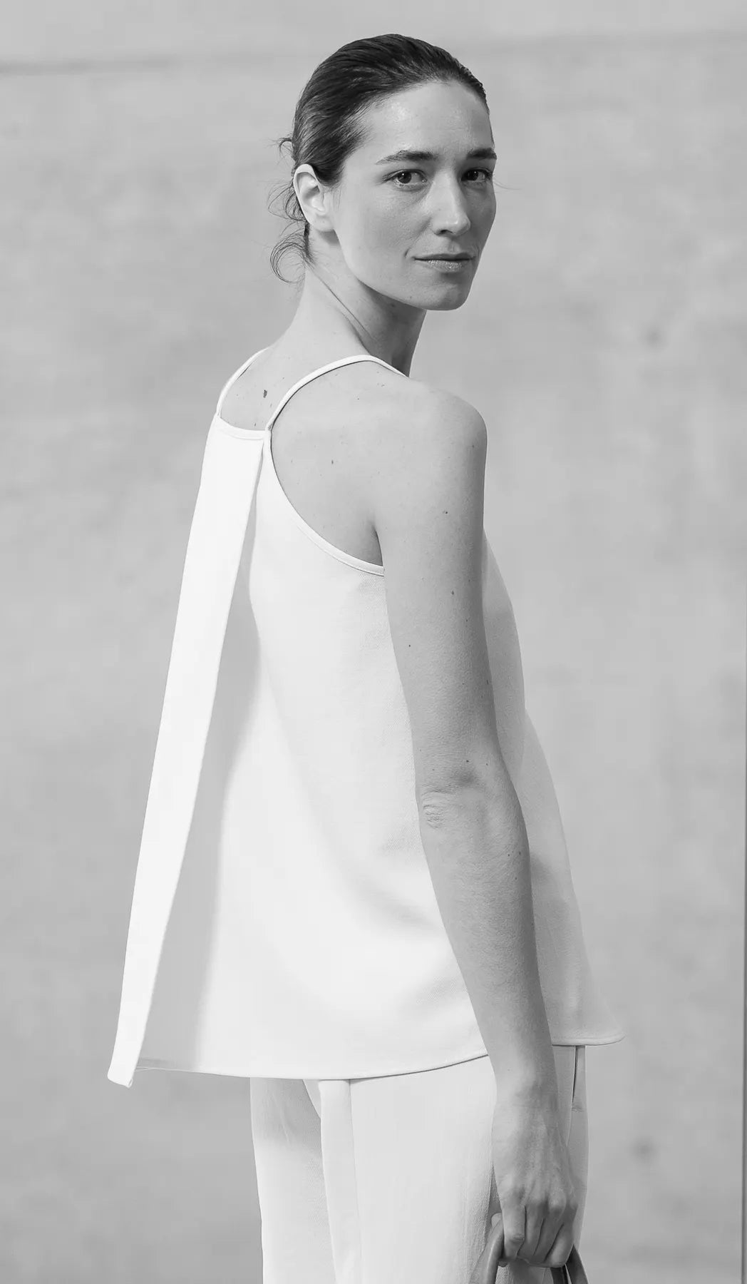 ANIA SCHIERHOLT TO3206/40 SPAGHETTI TOP WEISS SALT