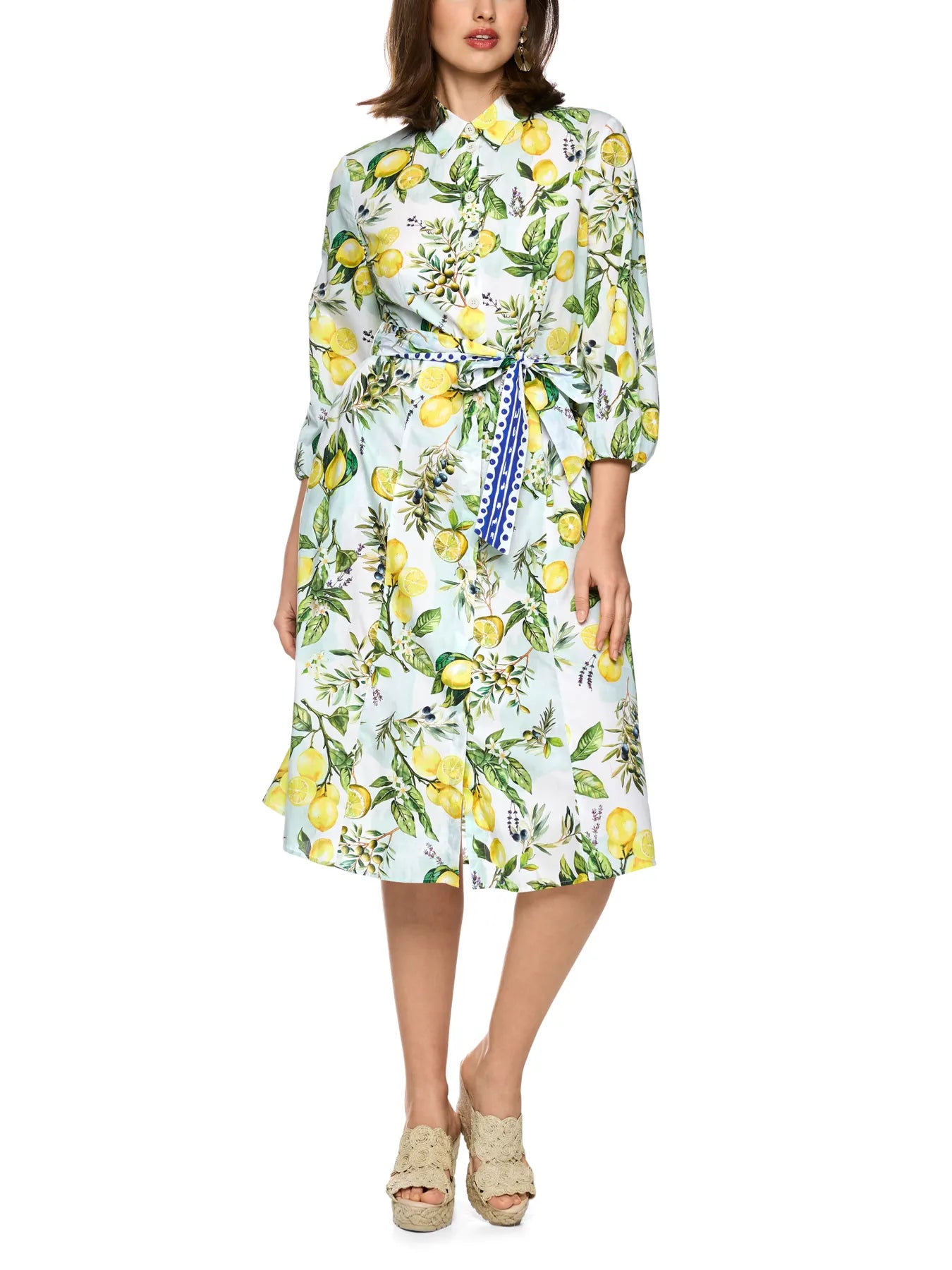 MARC CAIN
AA 21.10 W02 Kleid mit Zitronen Print