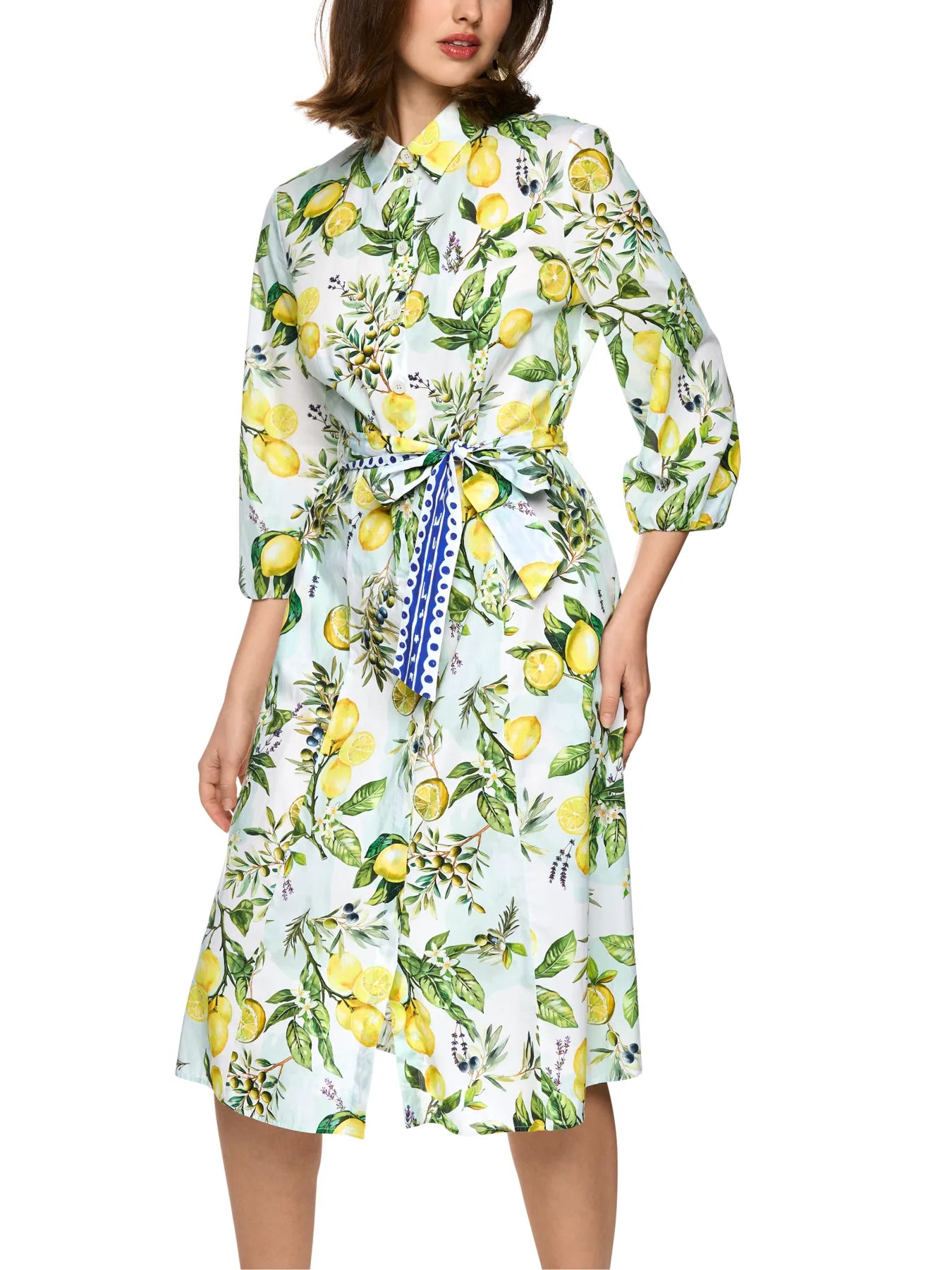 MARC CAIN
AA 21.10 W02 Kleid mit Zitronen Print