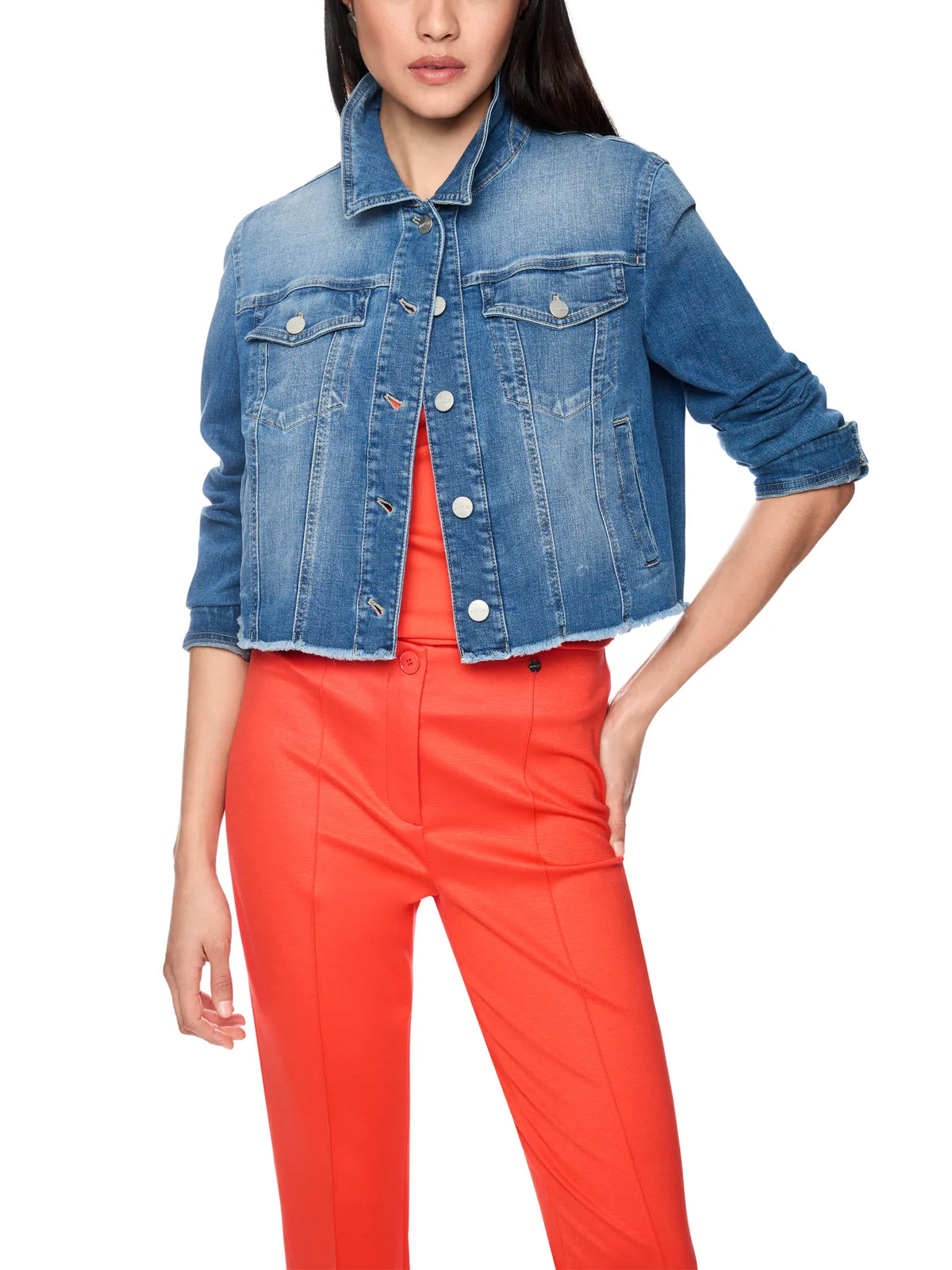 MARC CAIN
AA 31.03 D22 Kurze Jeansjacke Stretch blue denim