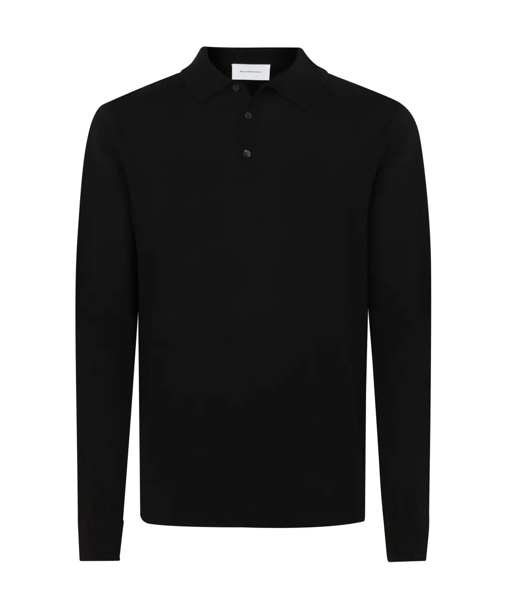 Baldessarini B4 50055.5063 BLD-Manteo Pullover Knopfleiste Black