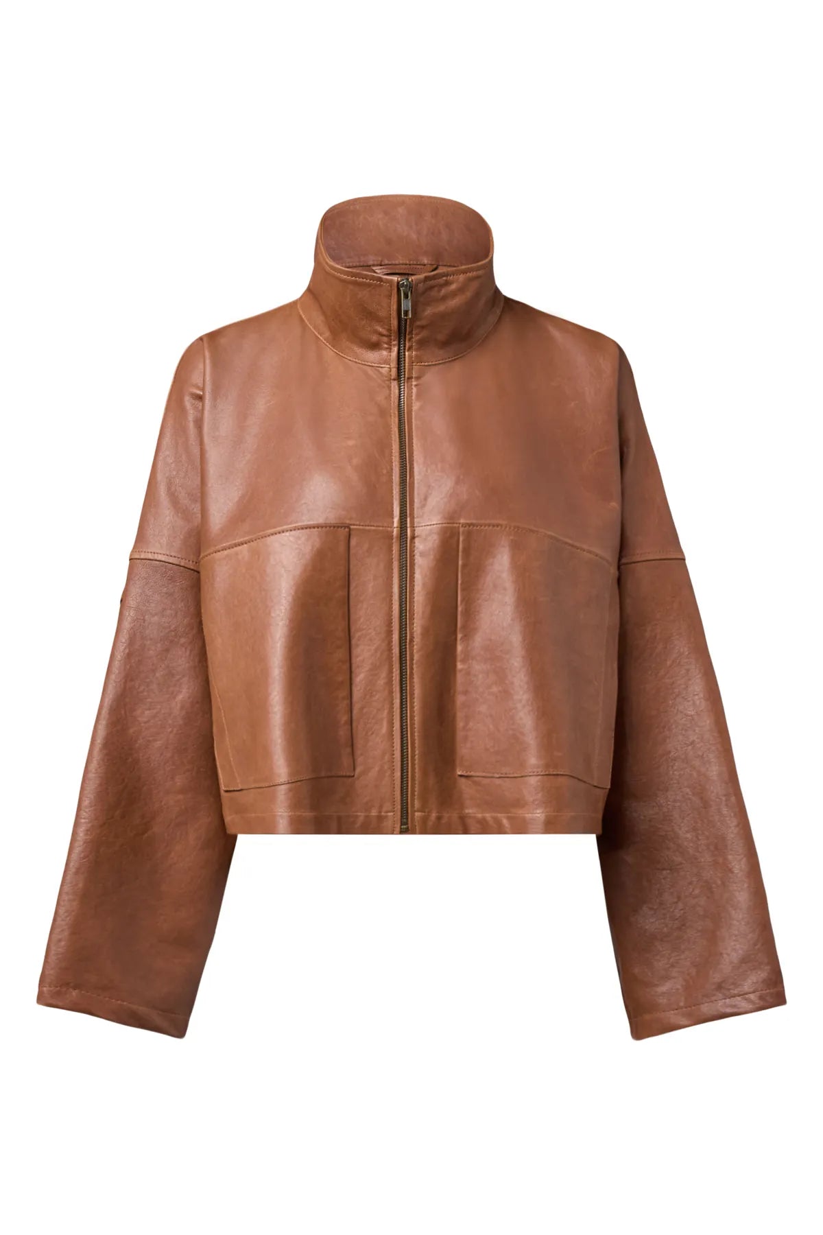 DRYKORN 180131 ELSTOW_1 Leder Jacke Braun 1307