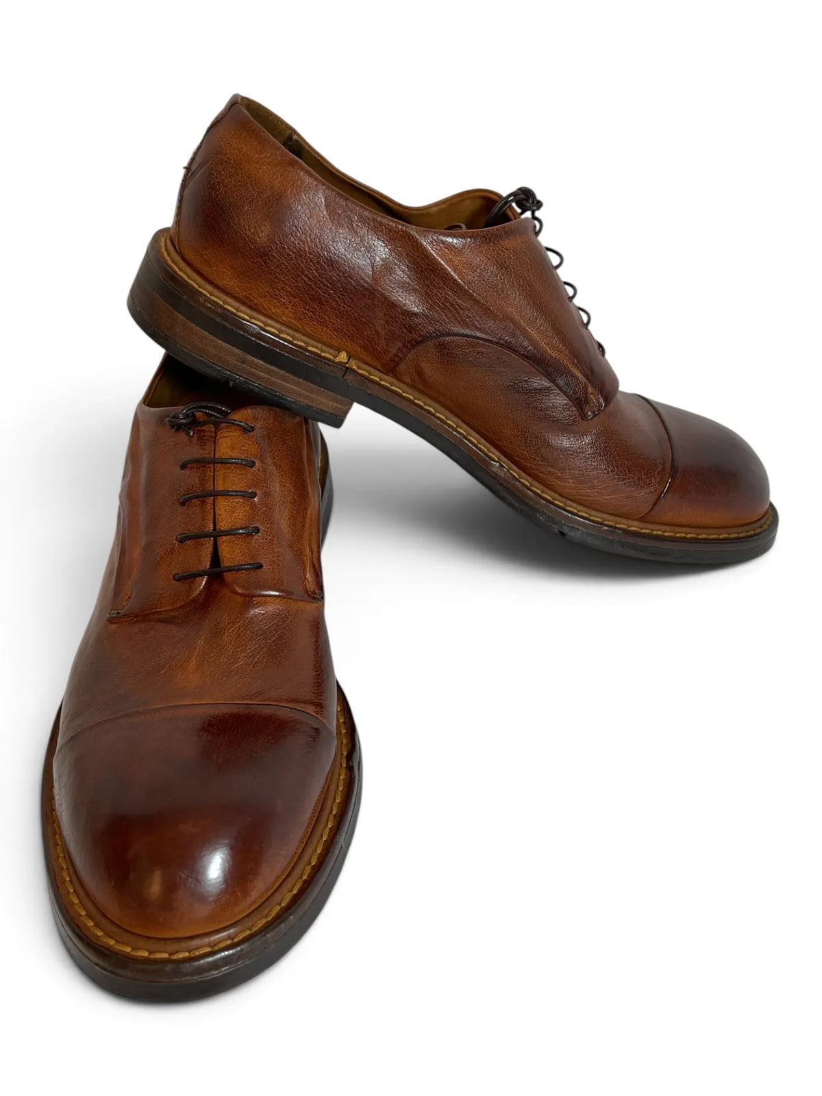 LEMARGO IH02A RANCH Herren Business Schuhe in Braun Cognac