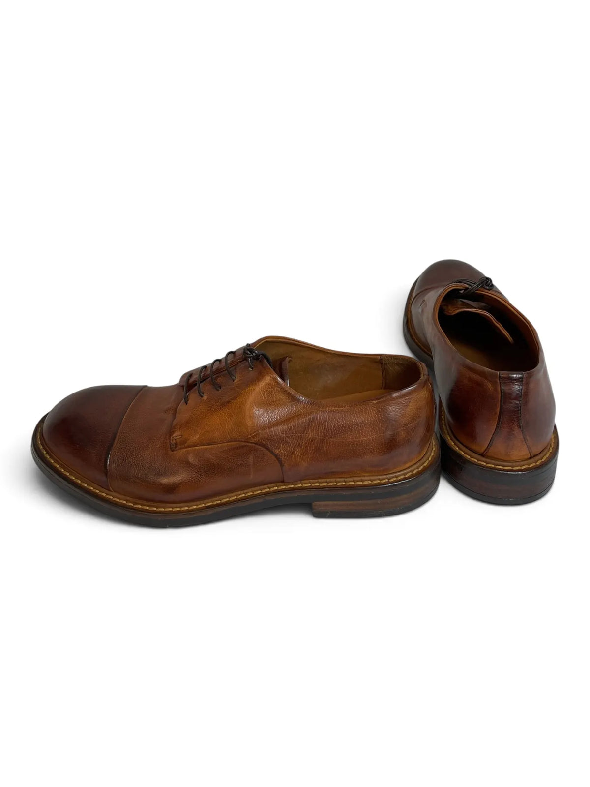 LEMARGO IH02A RANCH Herren Business Schuhe in Braun Cognac