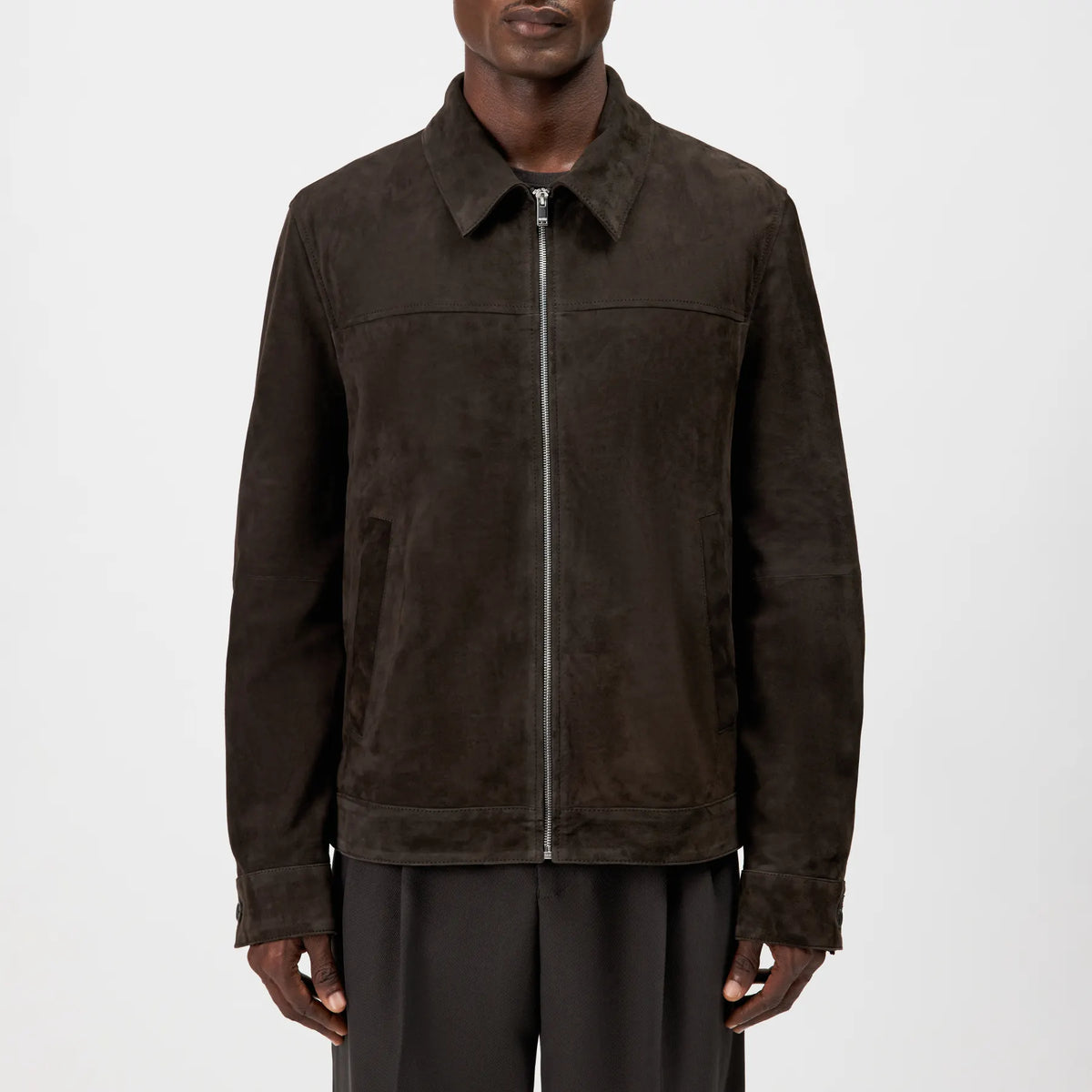 DRYKORN 180130 RIKKA_2 10 Leder Jacke schoko braun 1116