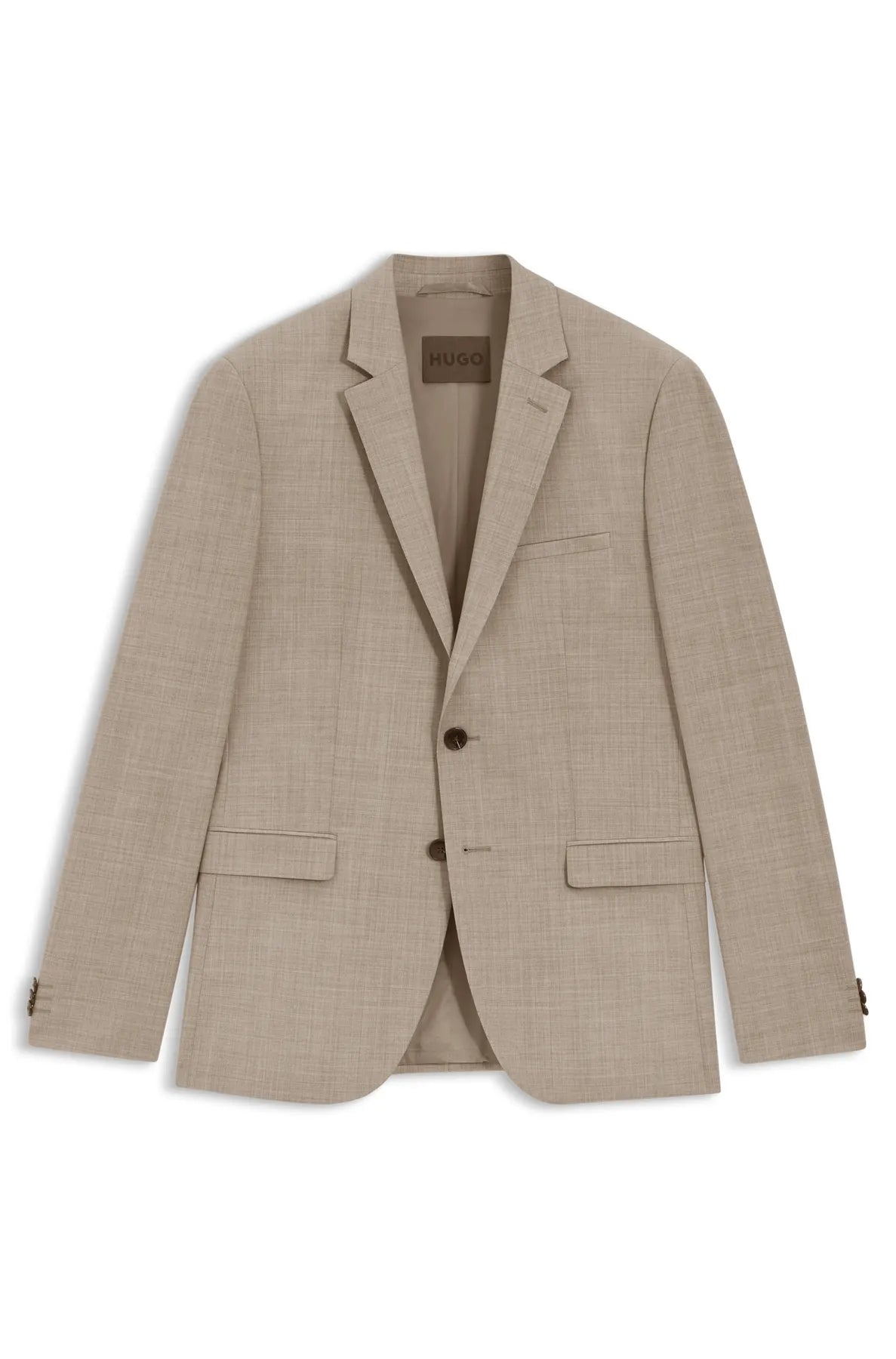HUGO Arti253X 10278166 01 Sakko Leinen Brown 237