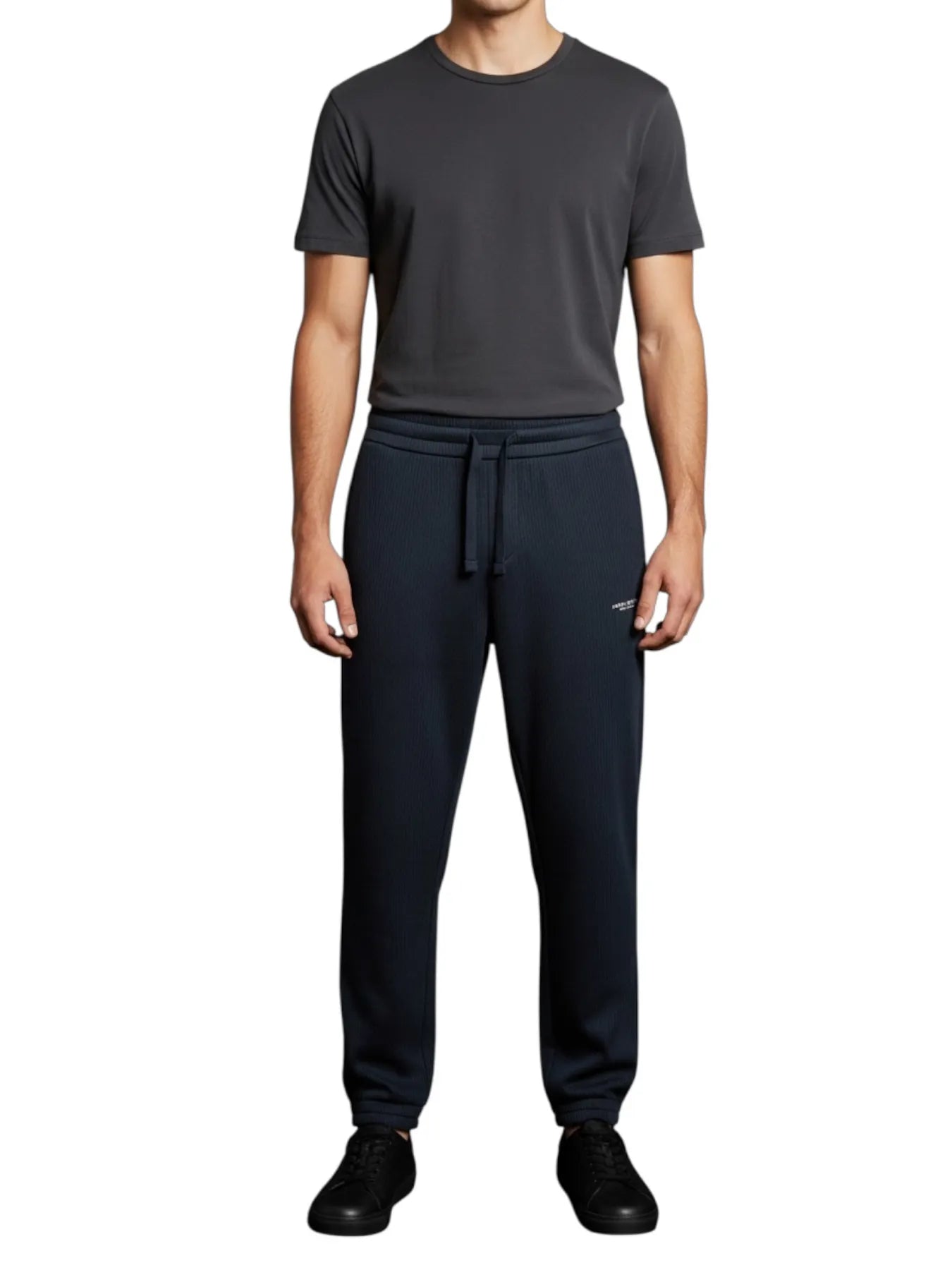 ARMANI XM003426 AF28569 Gerippte Jogginghose Marine UB101 DEEP NAVY