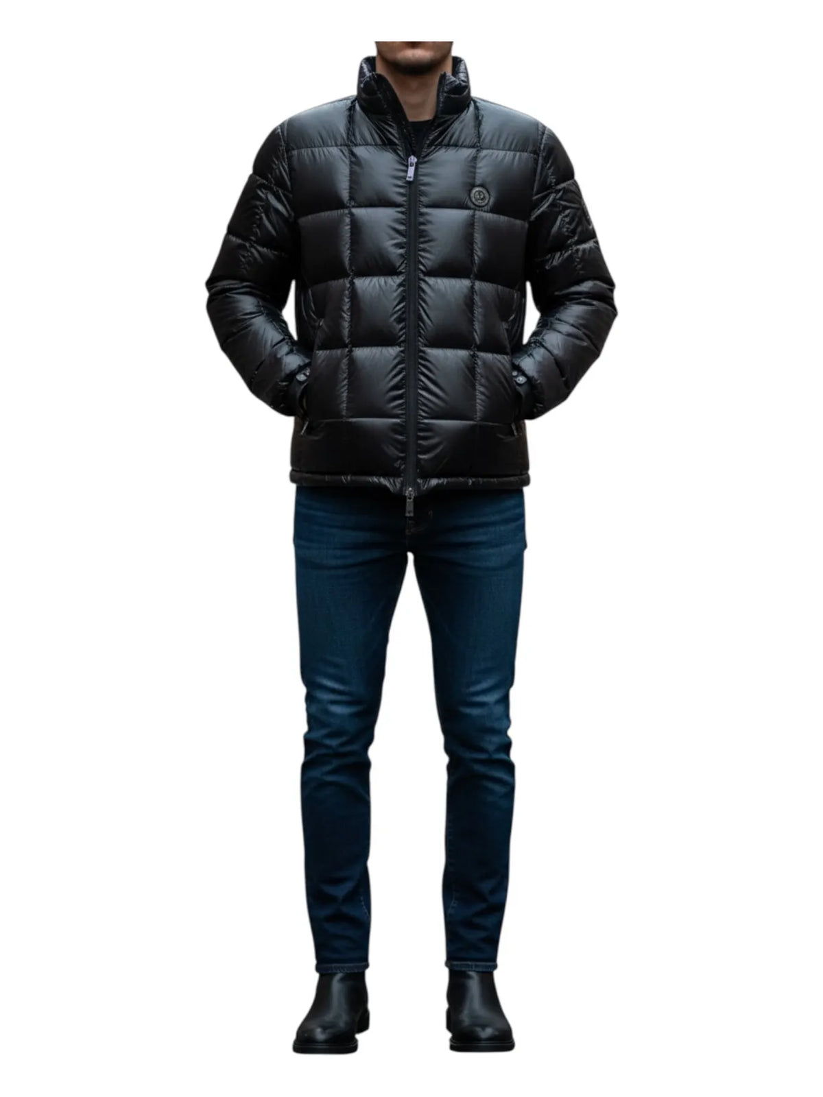 ARMANI XM003474 AF23755 Leichte Daunenjacke UC001 BLACK