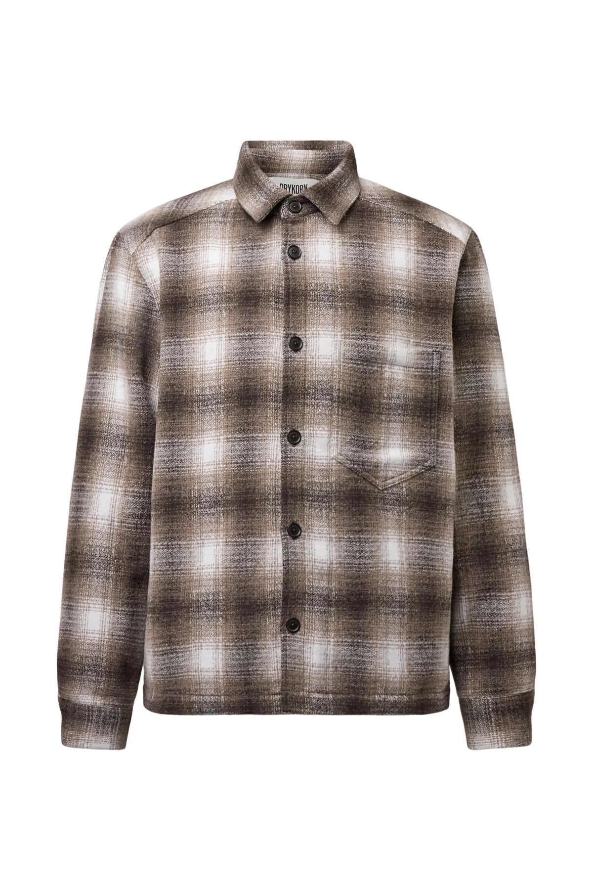 DRYKORN 146560 DIEGGO_P Overshirt Hemd schoko braun 1116