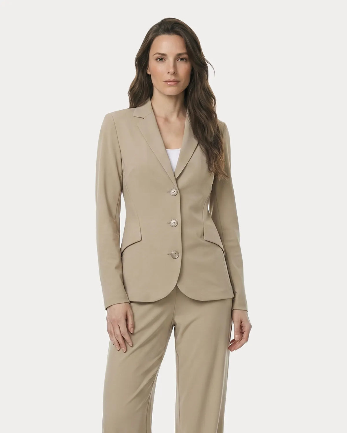 JAPAN TKY DANNO Blazer Technojersey Stretch WARM SAND