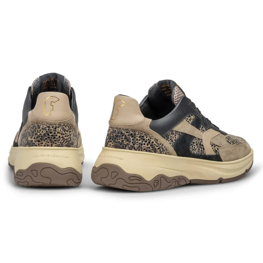 VAN BOMMEL SFW-10154-34-01 Holli 01.00 Sneaker Suede Leder Taupe