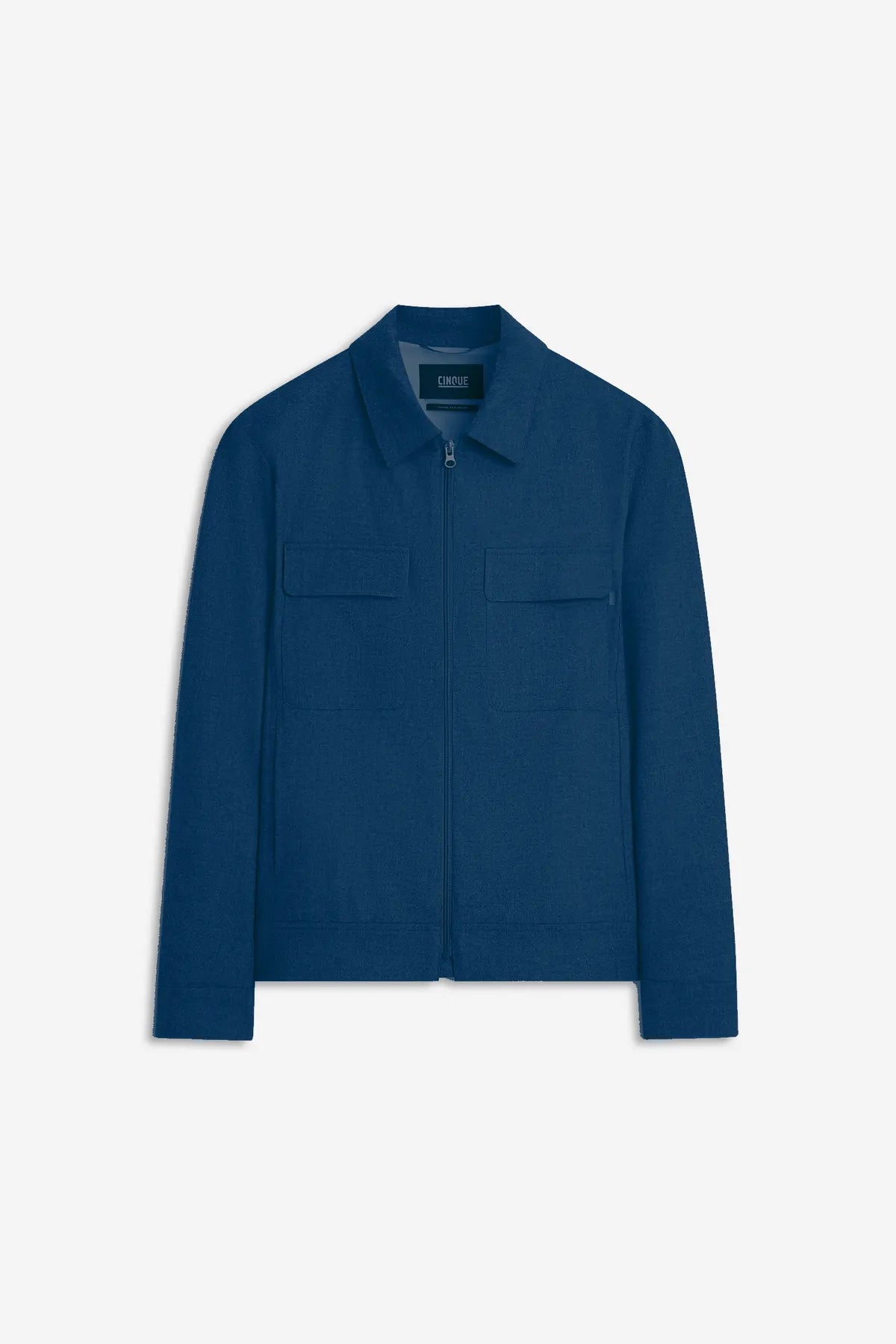 CINQUE 24249132 CICHIP Overshirt Reißverschluss Zip-Jacke Overhemd dunkelblau 69