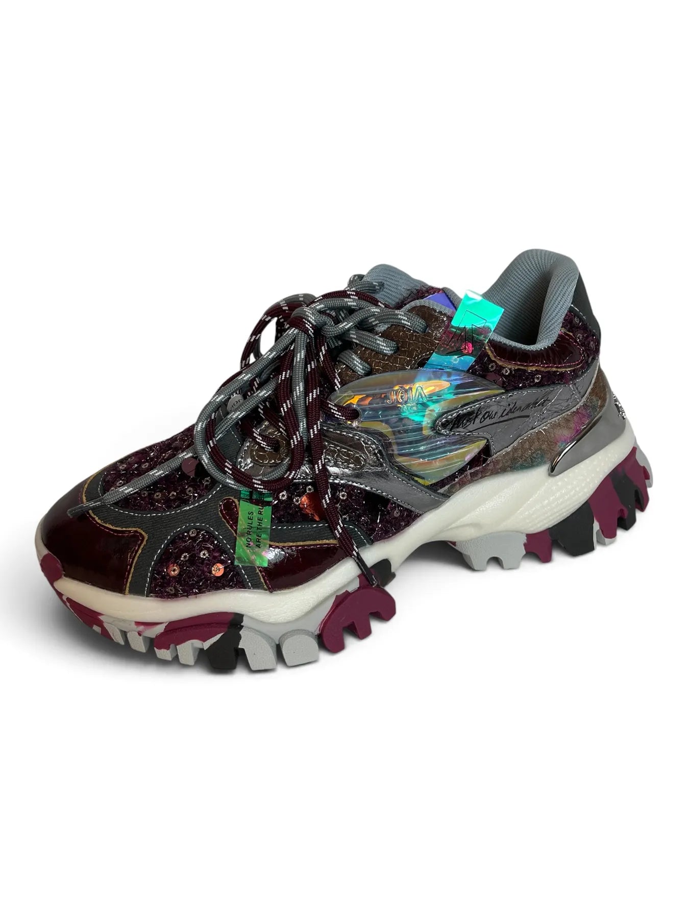 JOIA 206202W126 Strass Ponifell Sneaker CLASH-WINE
