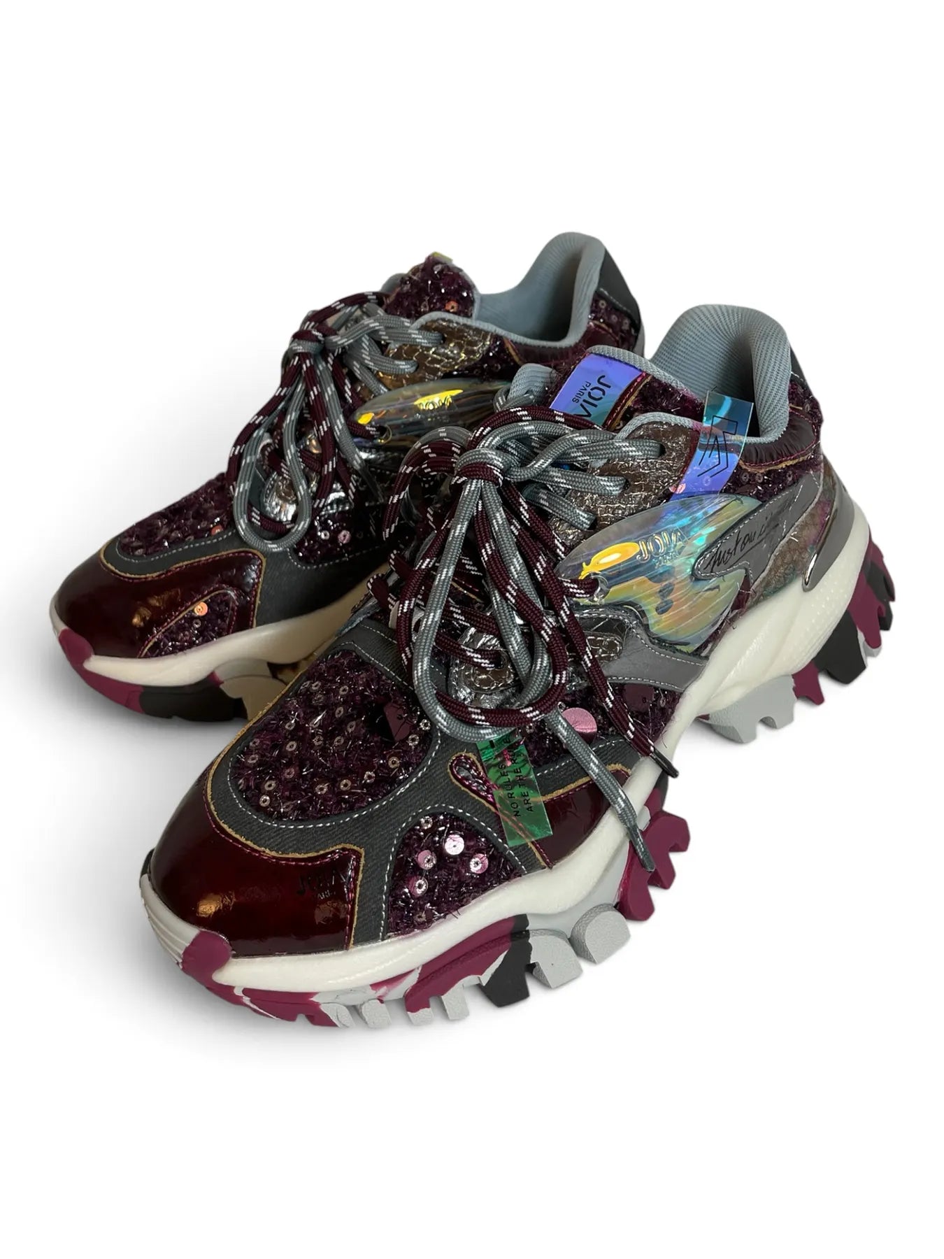 JOIA 206202W126 Strass Ponifell Sneaker CLASH-WINE