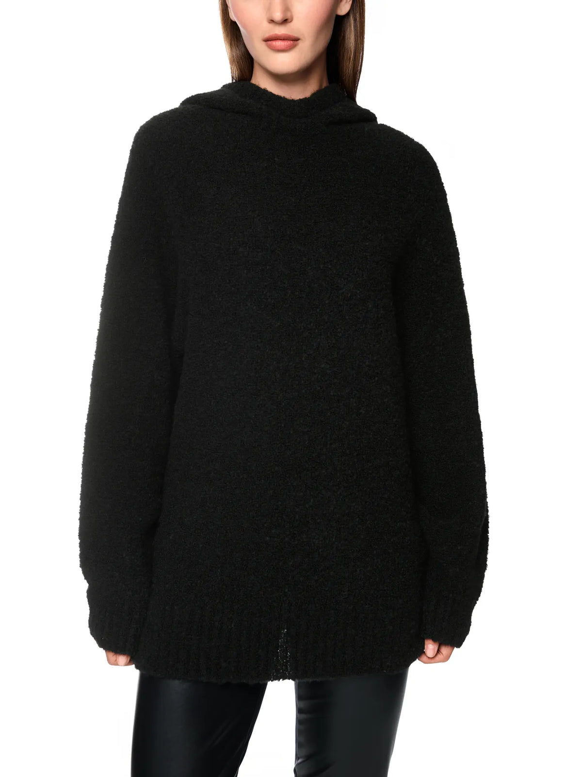MARC BS 41.39 M21 CAIN Strick Hoodie Knitted in Germany black new
