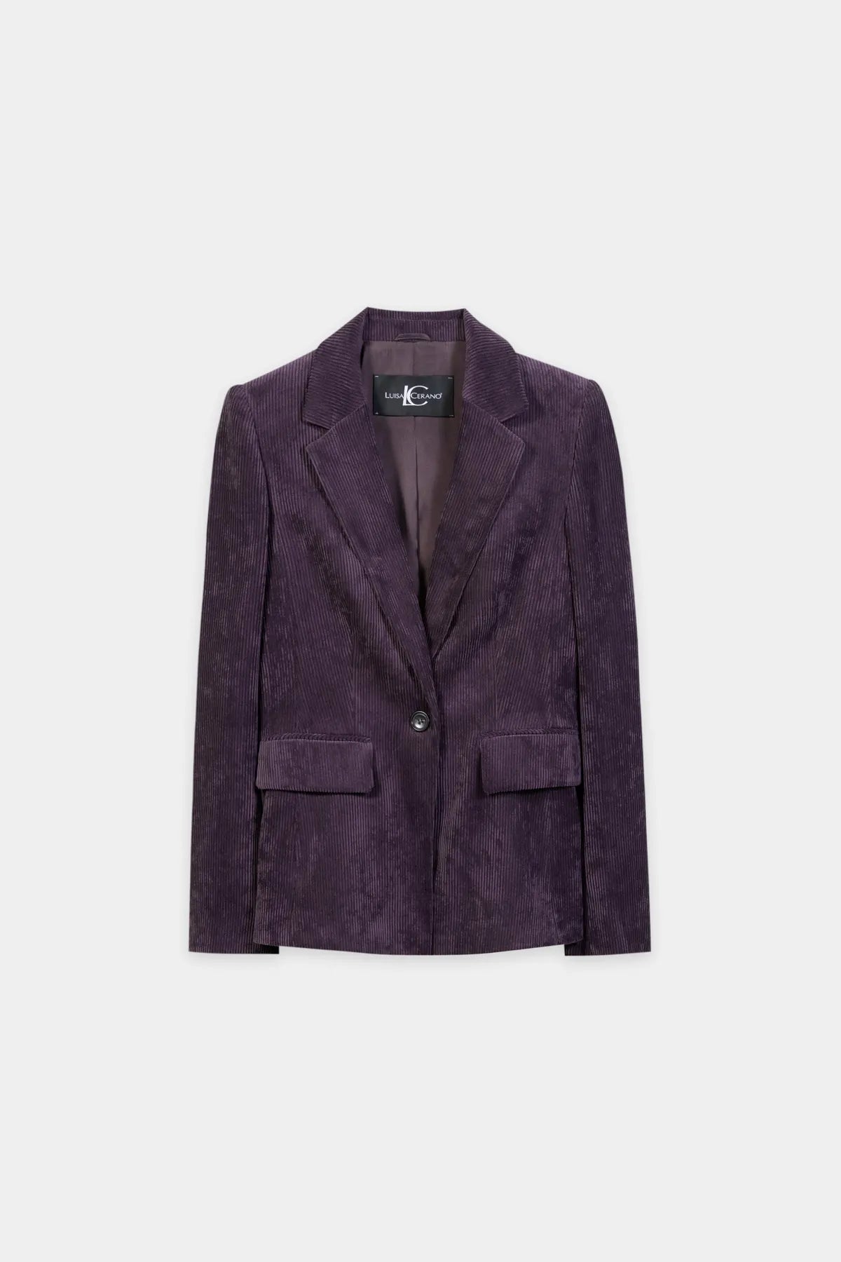 LUISA CERANO
448131/3556-0 Cord Blazer Plum Violett