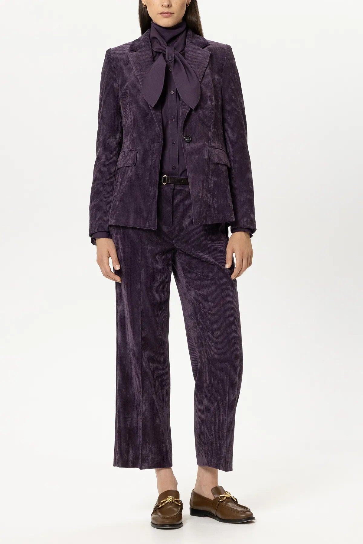 LUISA CERANO
448131/3556-0 Cord Blazer Plum Violett
