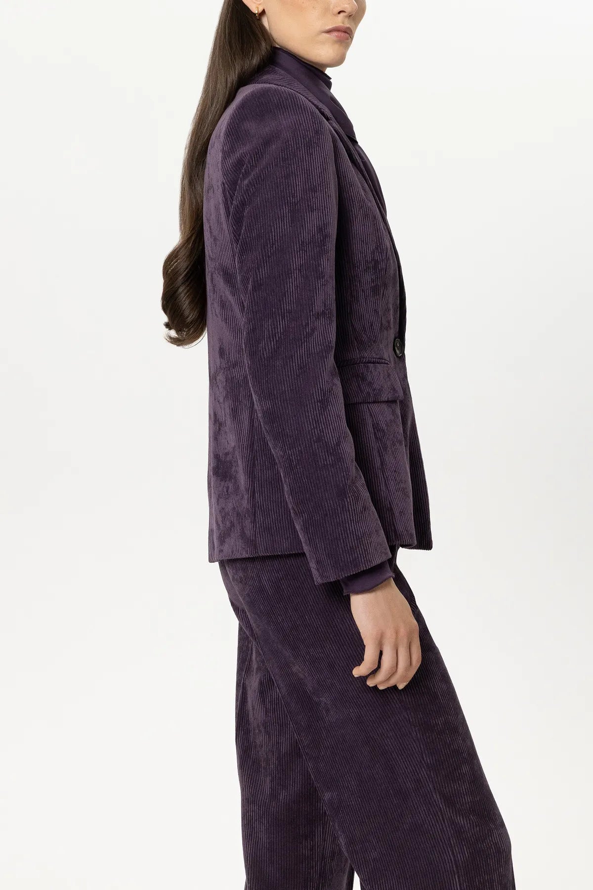 LUISA CERANO
448131/3556-0 Cord Blazer Plum Violett
