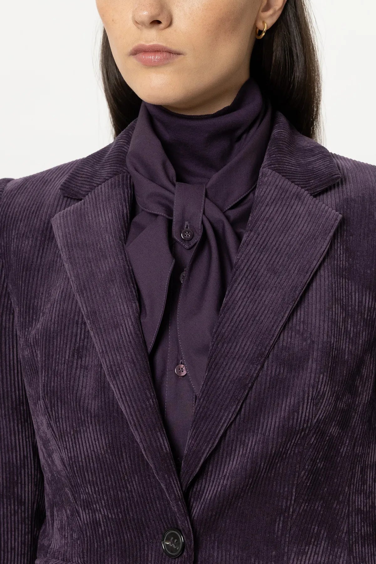 LUISA CERANO
448131/3556-0 Cord Blazer Plum Violett