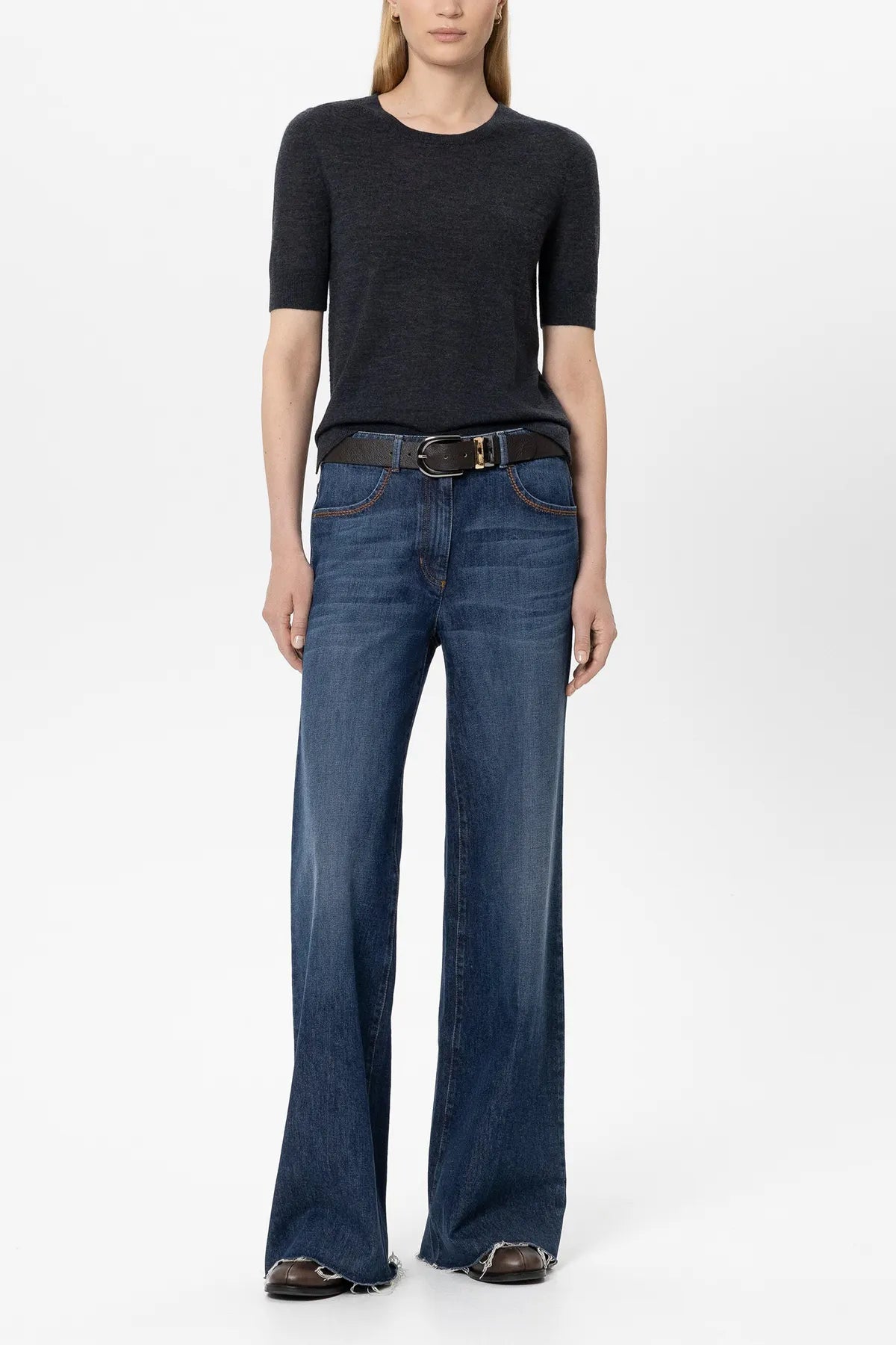 LUISA CERANO 648947/4500-0 Jeans Bootcut-Denim Blau