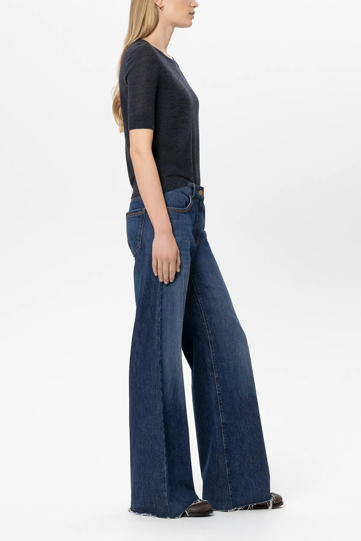 LUISA CERANO 648947/4500-0 Jeans Bootcut-Denim Blau