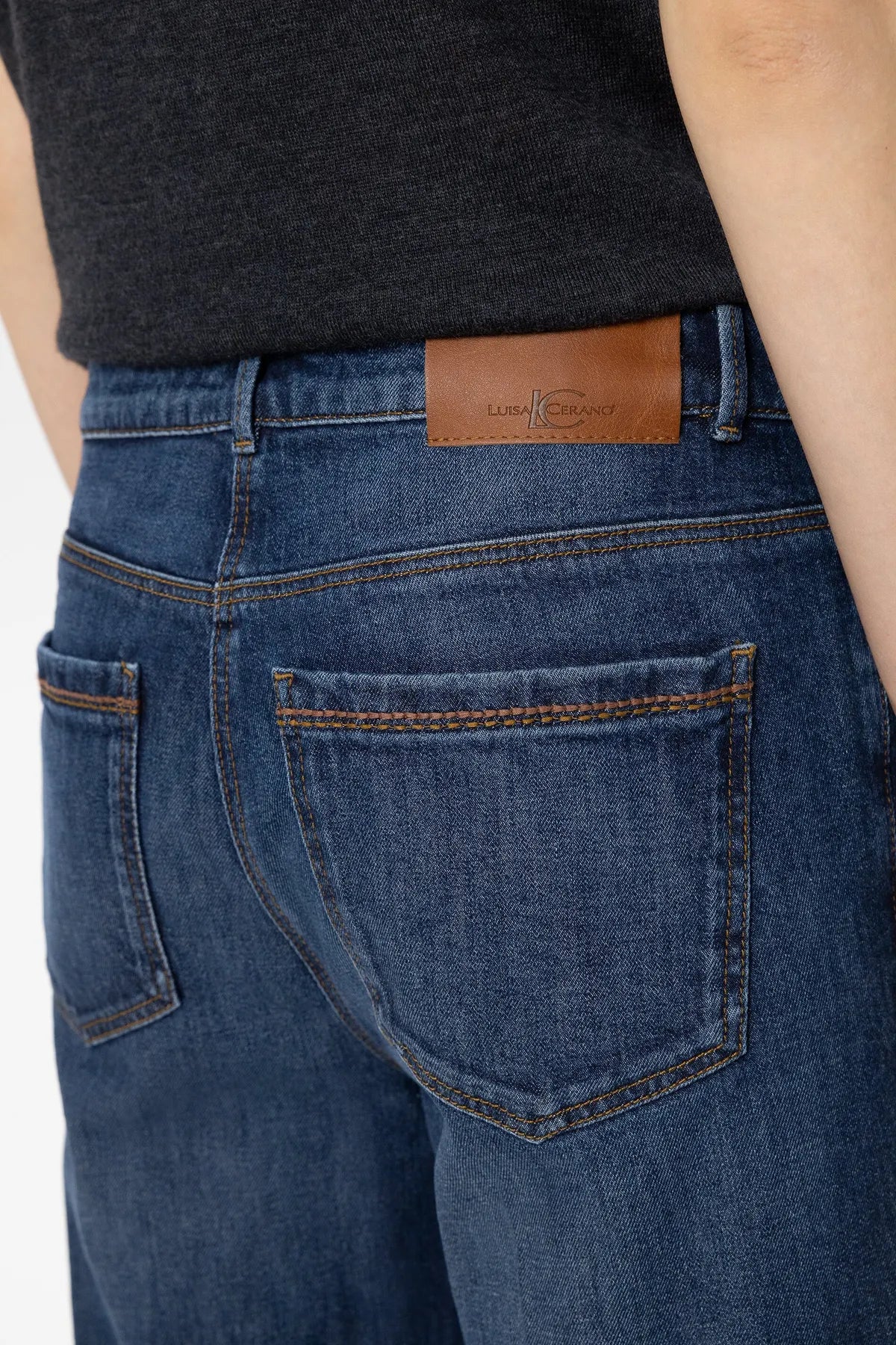 LUISA CERANO 648947/4500-0 Jeans Bootcut-Denim Blau