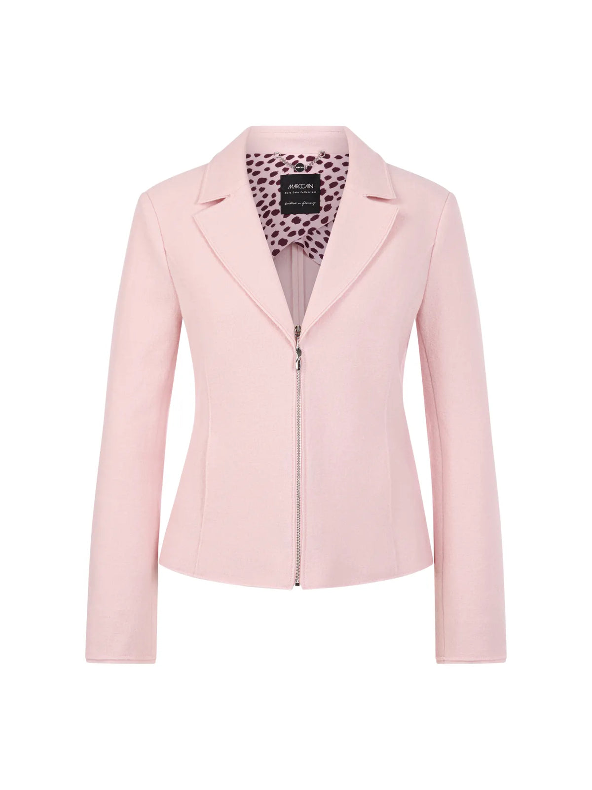MARC CAIN BC 34.38 J30 Taillierter Blazer Knitted in Germany Rosa chalk pink