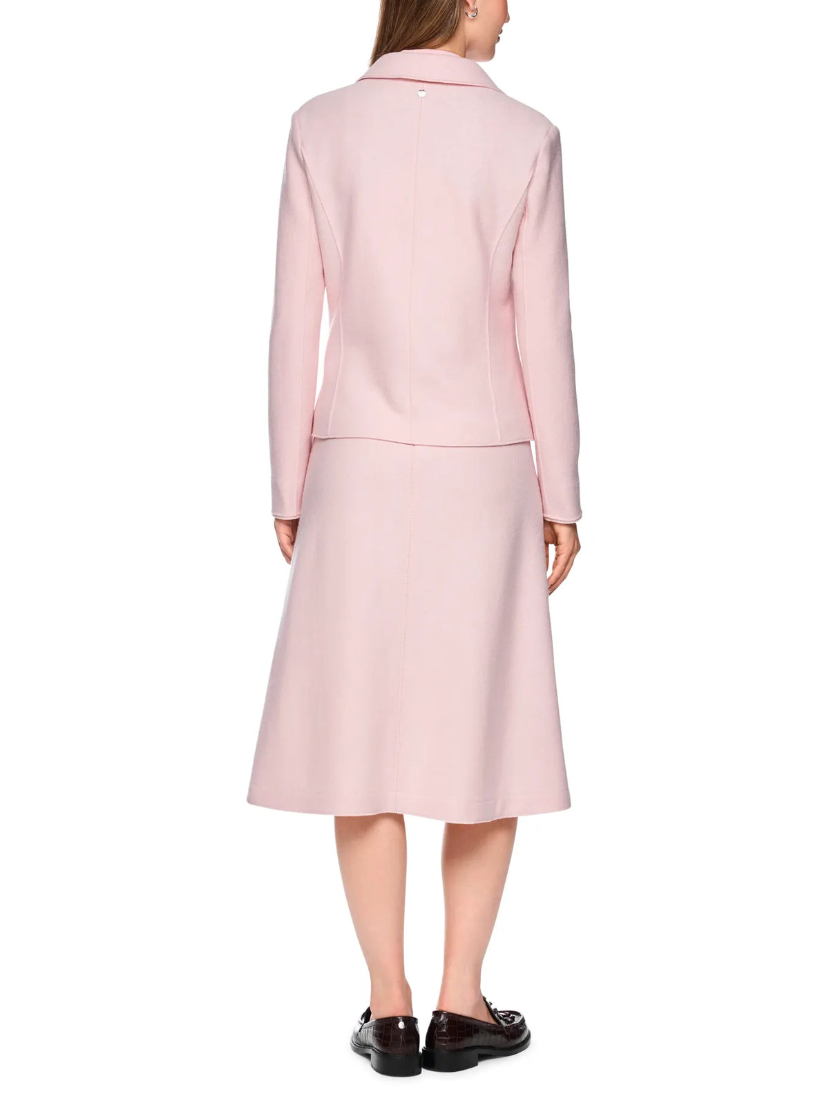 MARC CAIN BC 34.38 J30 Taillierter Blazer Knitted in Germany Rosa chalk pink