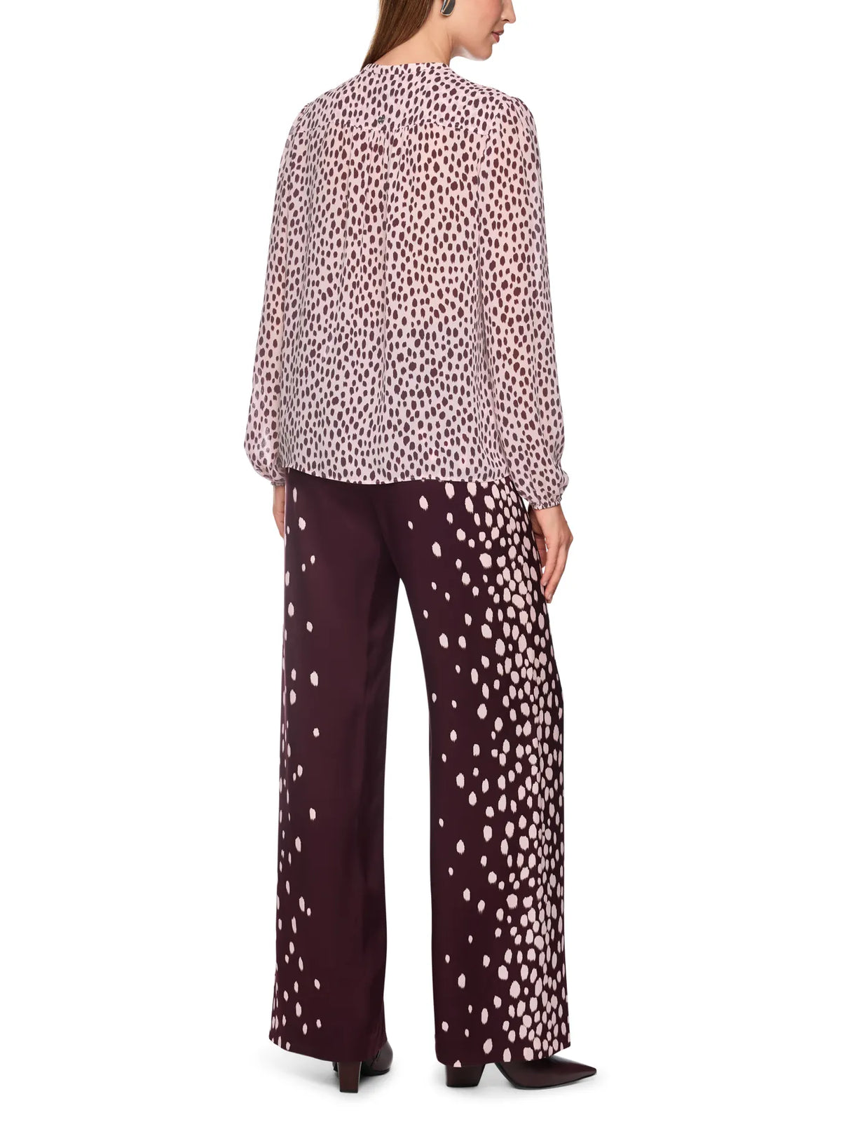 MARC CAIN
BC 51.36 W86 Bluse mit Punkte-Print rosa chalk pink