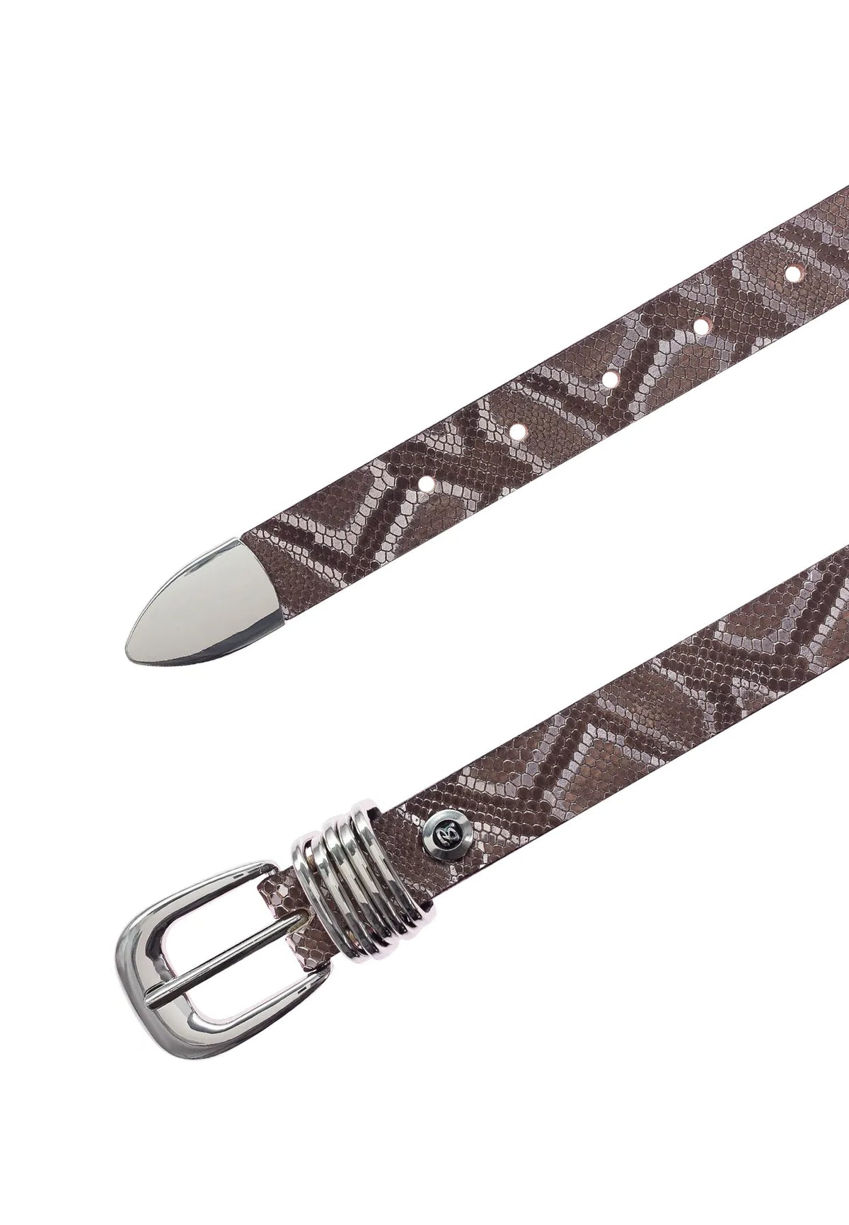 B.BELT BB1086L59 Isabella 25 mm Ledergürtel Braun