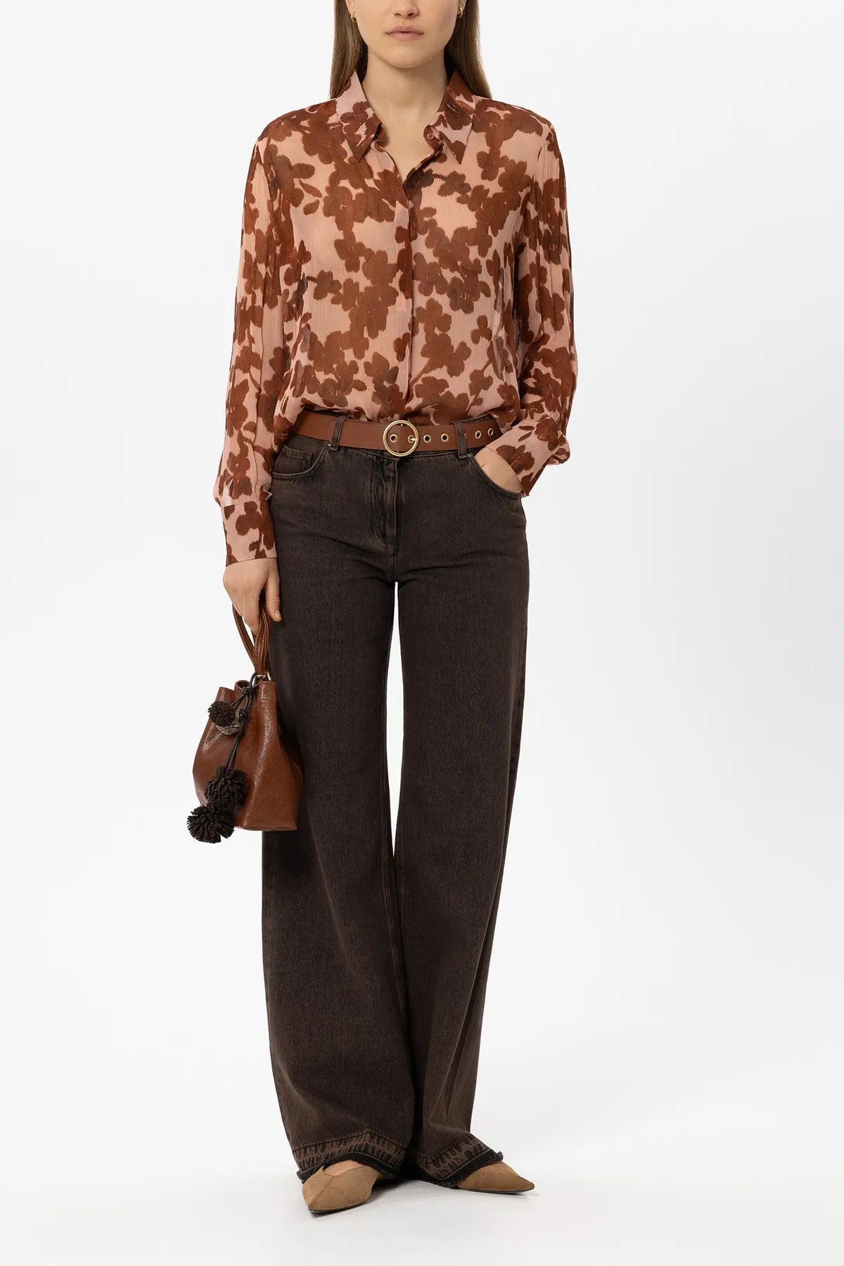 LUISA CERANO
248735/3873-0 Bluse mit Flower-Print