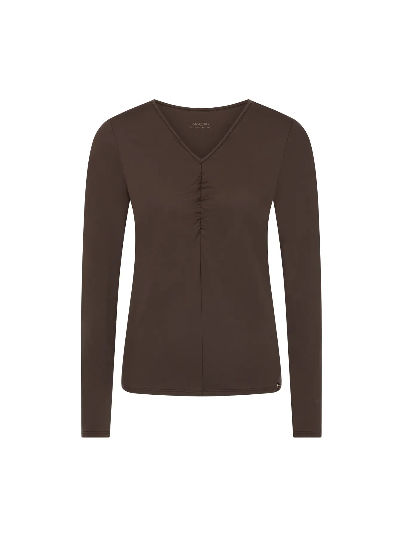 MARC CAIN
BC 48.48 J17 Raffiniertes Stretch-Longsleeve seal brown