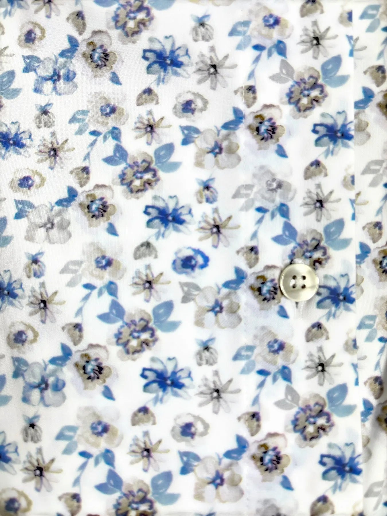 fakts 6459 Hemd Shirt Slim Fit Leisure brown light flower 817