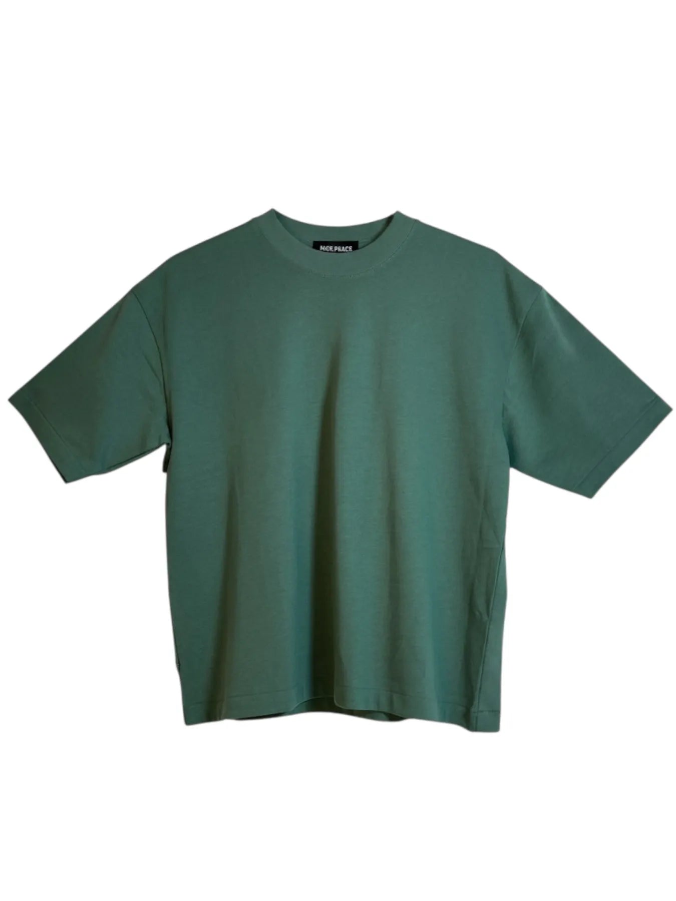 NICE.PEACE NP-722 T-Shirt Gepard Patch Print auf der Rückseite Green Bay
