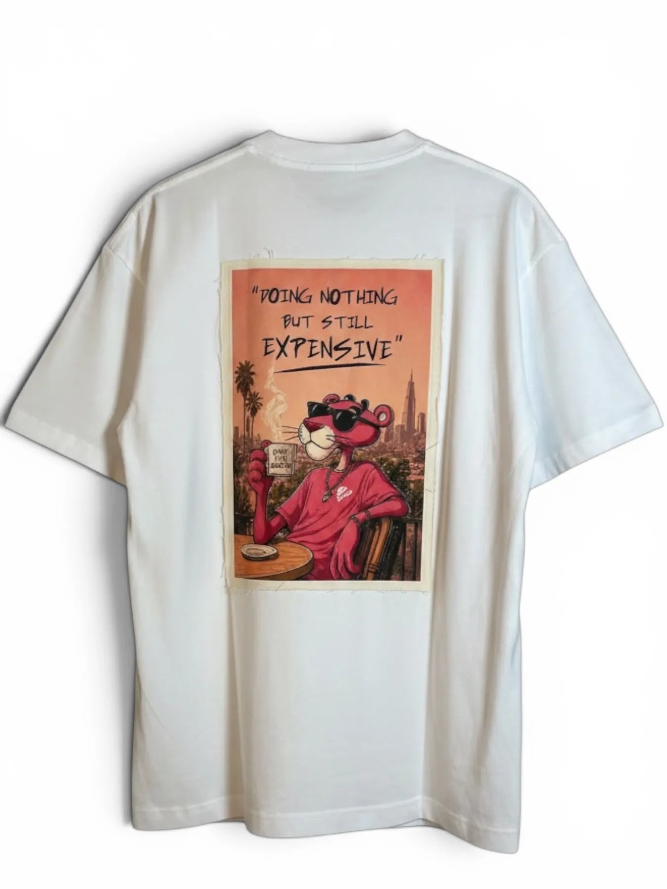 NICE.PEACE NP778 Panthére Print auf der Rückseite White