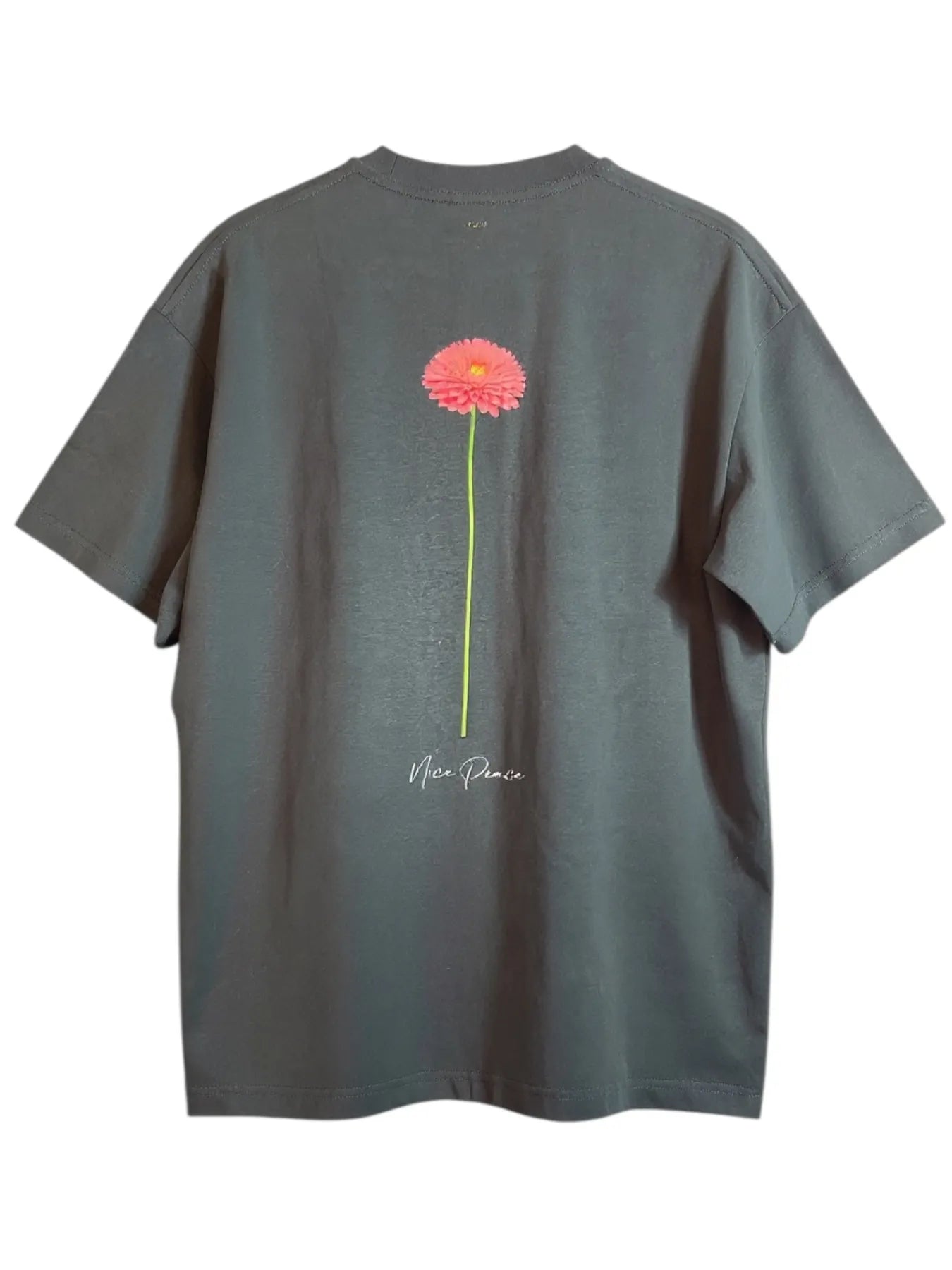 NICE.PEACE NP-718 T-Shirt Print auf der Rückseite Black