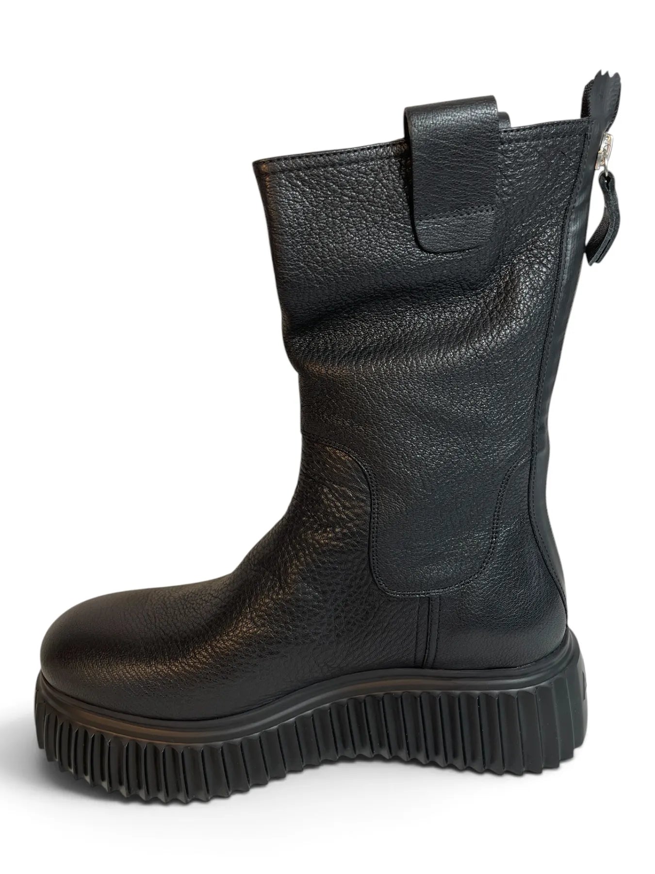 AGL D751503PGKI0121013 MILAGROS Plateau-Boots mir Reißverschluss NERO