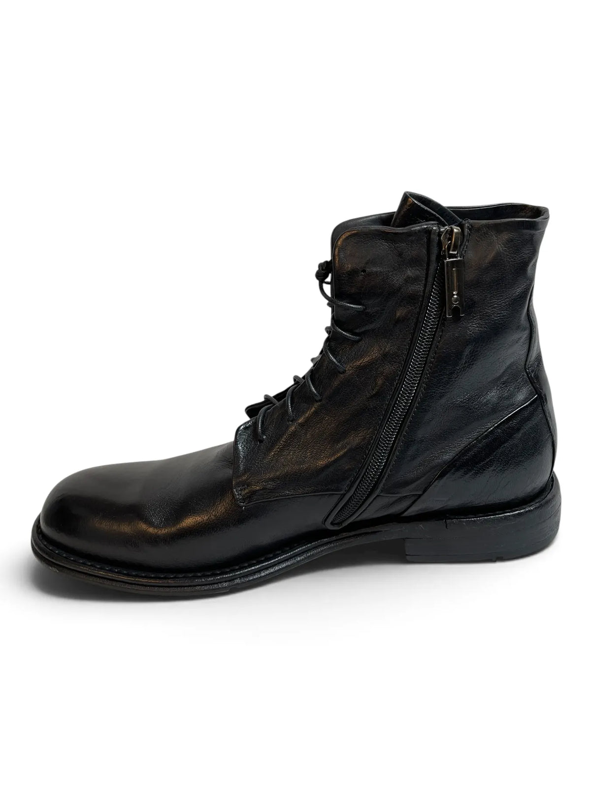LEMARGO DF13Z RANCH RIGEL Leder Stiefelette Reißverschluss Nero