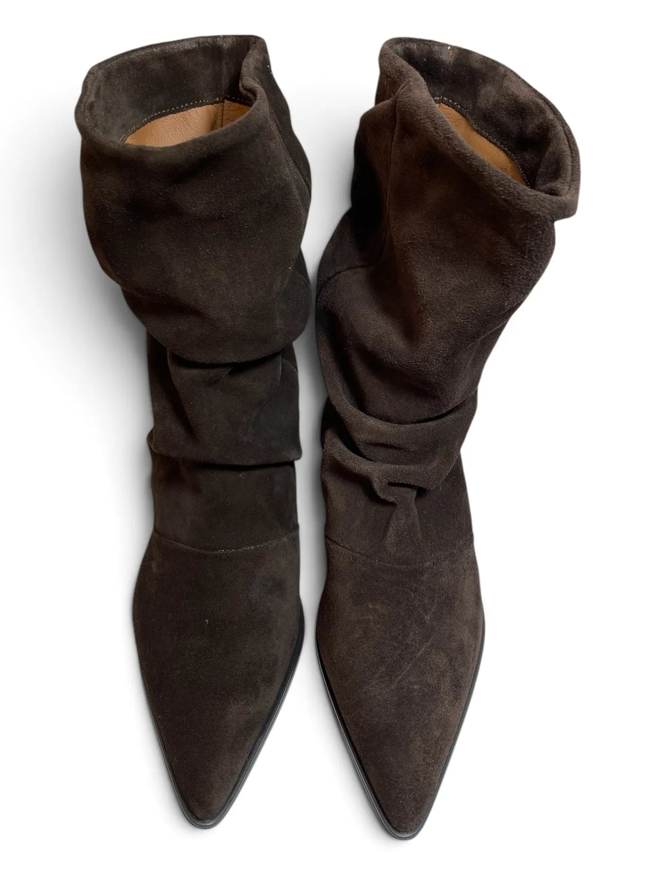 COPENHAGEN CPH292 SUEDE Stiefeletten mit Raffung Chocolate
