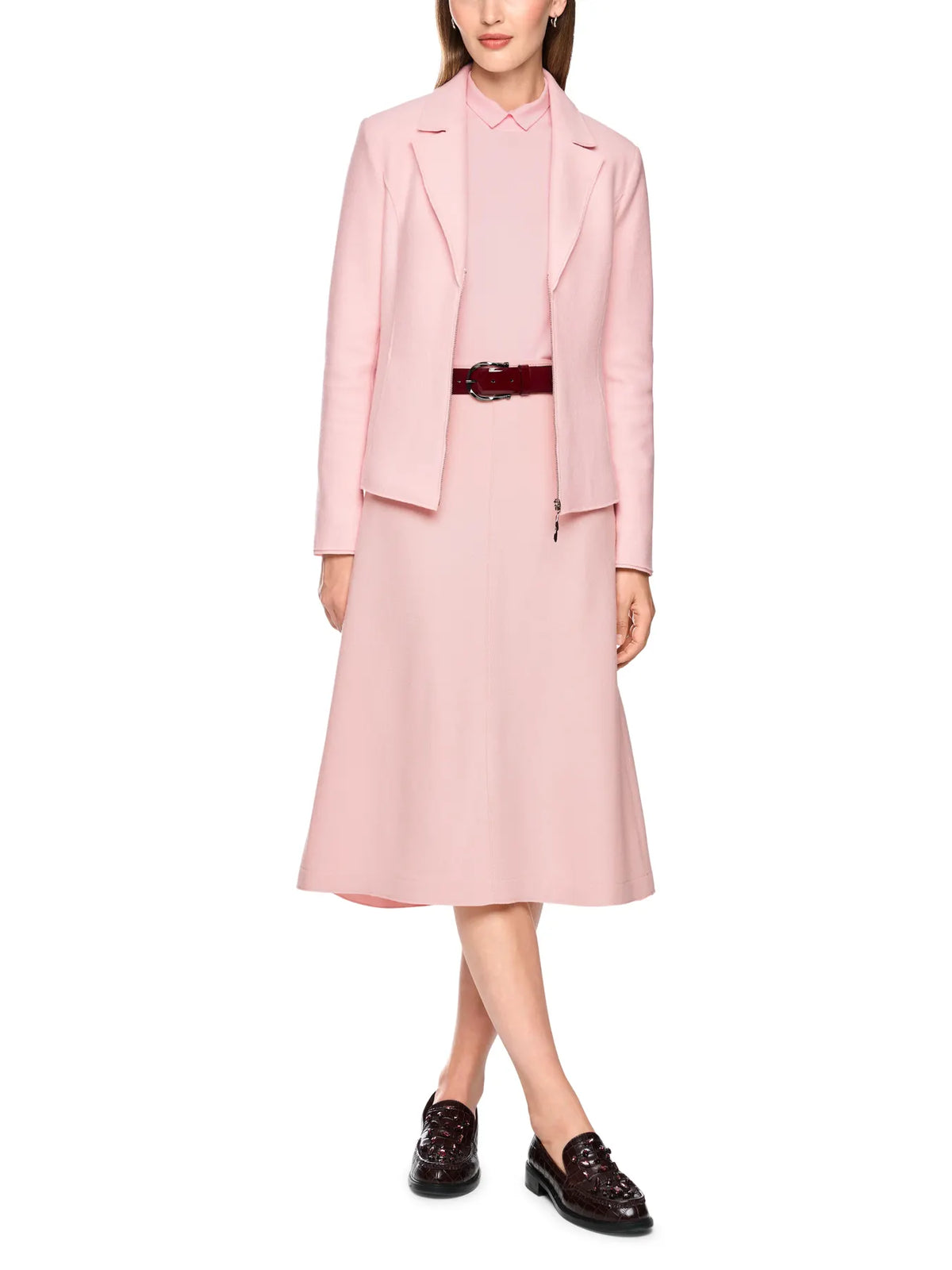 MARC CAIN BC 71.26 J30 Walkrock Knitted in Germany rose chalk pink