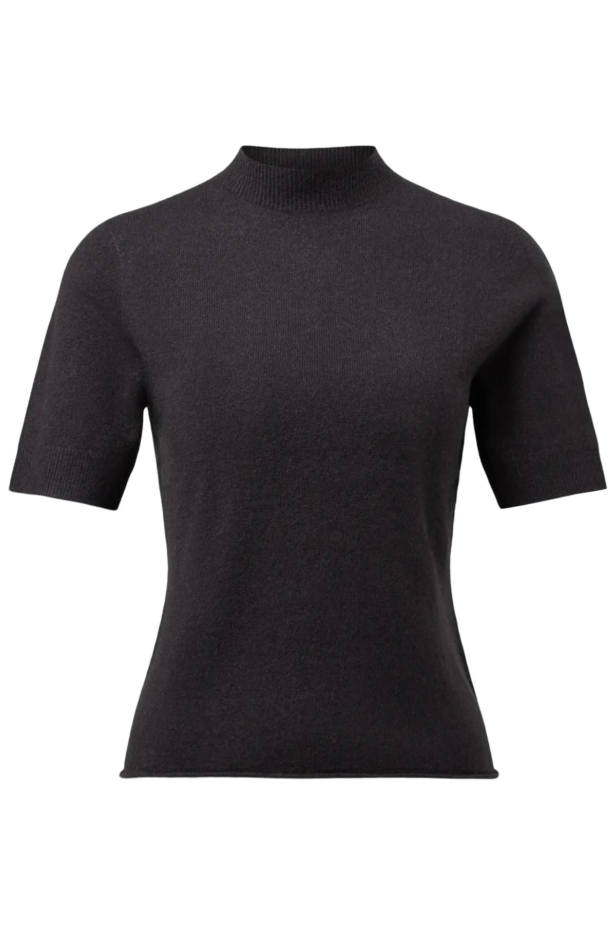 DRYKORN 420216 FINIA_3 10 Kurzarm Pullover Kaschmir schoko braun