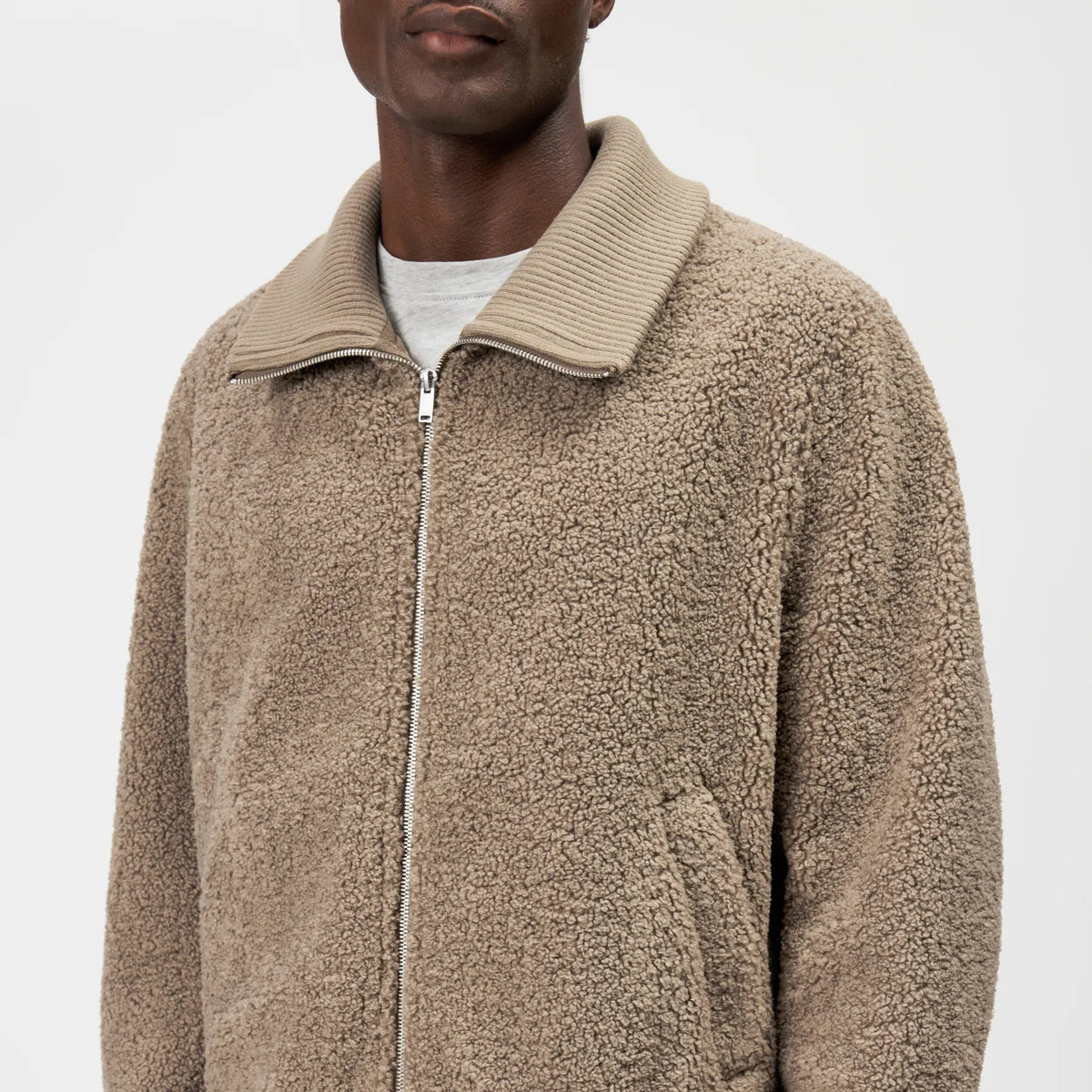 DRYKORN 150269 GRALON Teddy Jacke schoko braun